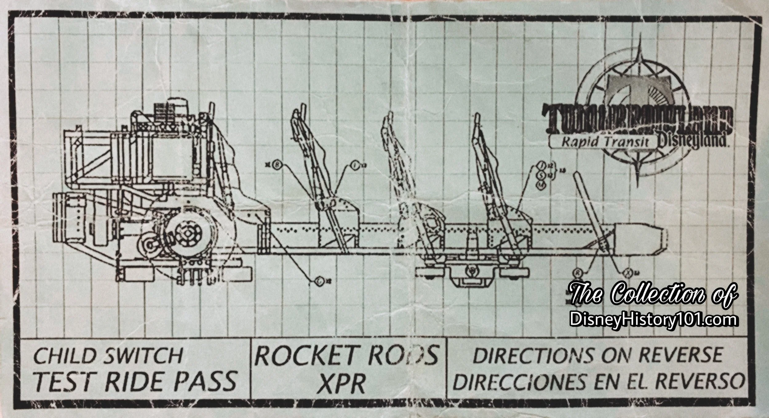  The Rocket Rods opened May 22, 1998. In 2008, WDI master planners entertained the concept referred to simply as the “Beamway/Rocket Bikes.” At the time, ride systems were being researched and investigated. 