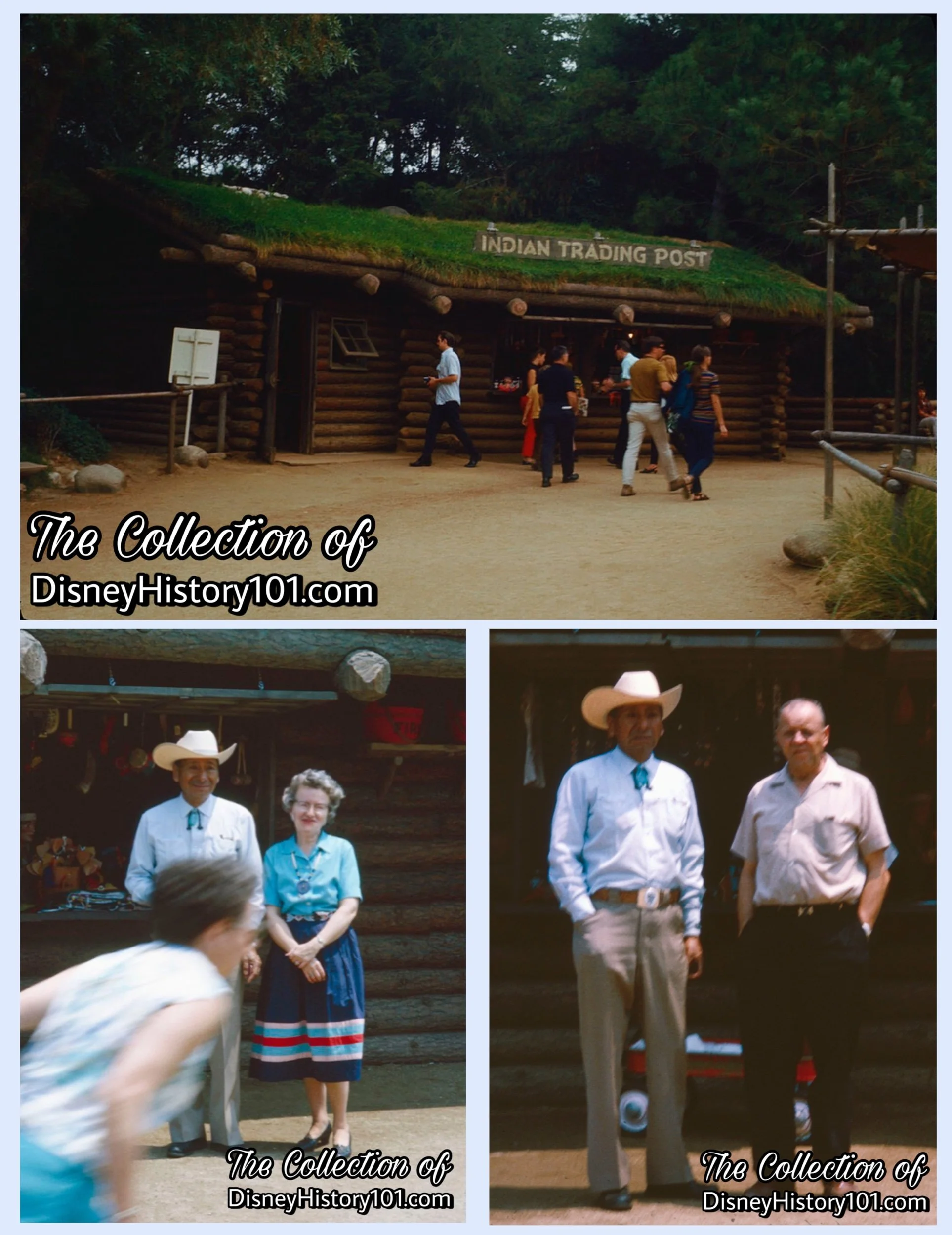 Indian Trading Post and proprietors Bill & Edna Wilkerson (bottom, left), November, 1967.