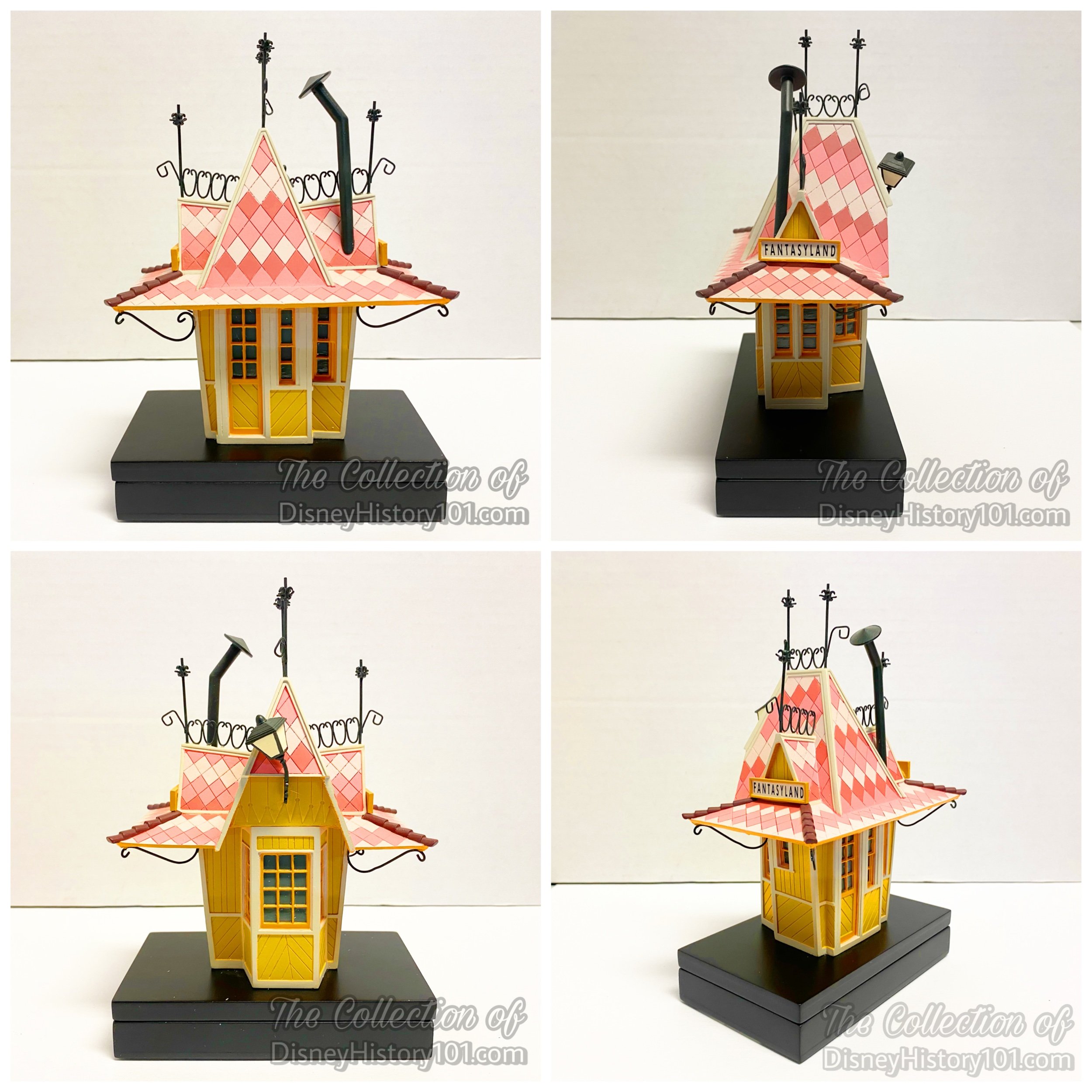 The Casey Junior Ticket Kiosk at Disneyland was fashioned after the Depot setting of Walt Disney’s “Pigs is Pigs,” released 1954.