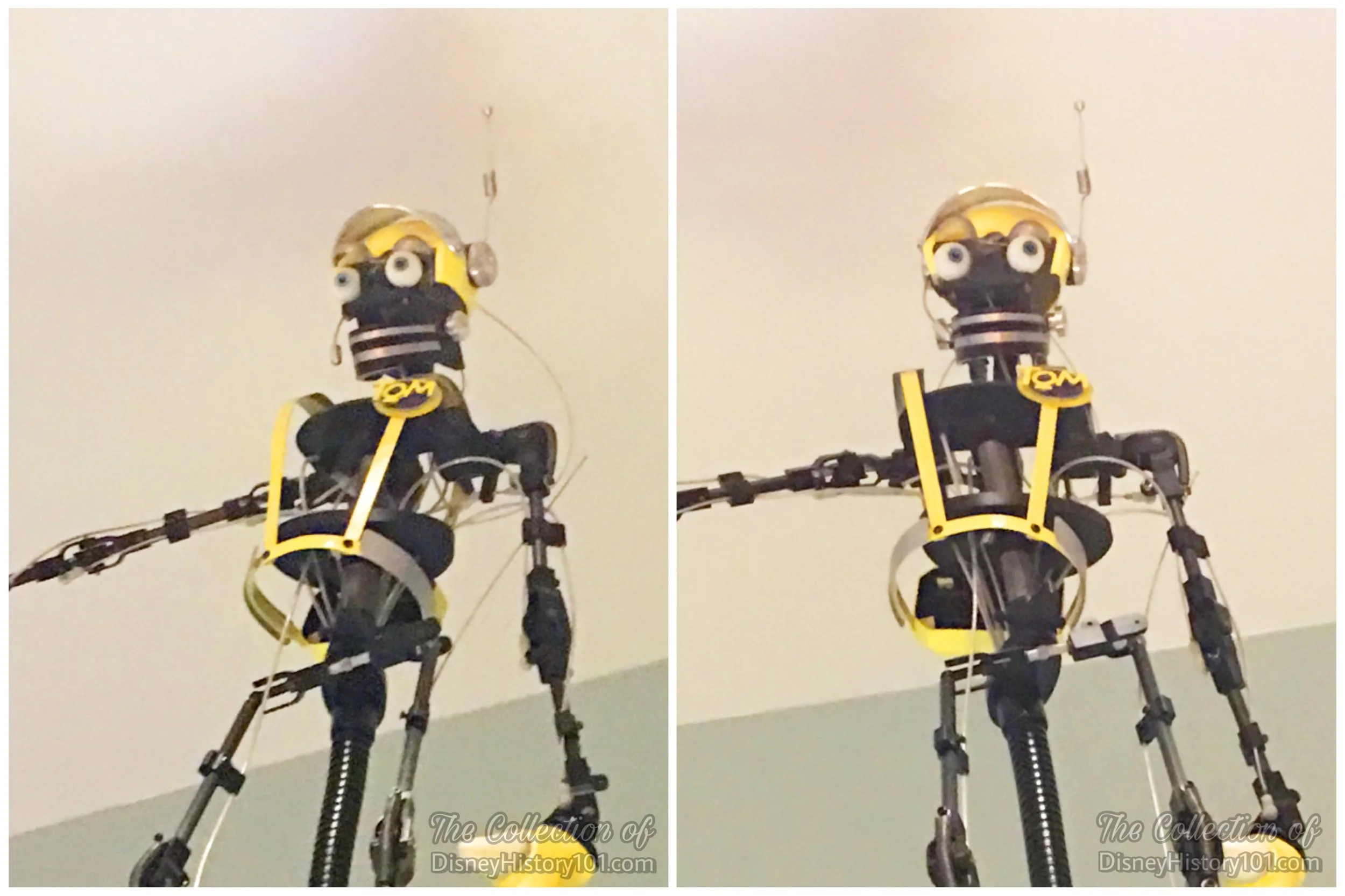 Tom Morrow Audio-Animatronics® Figure and his "Leg and Base Assembly" (unseen) have been preserved through The Walt Disney Archives.