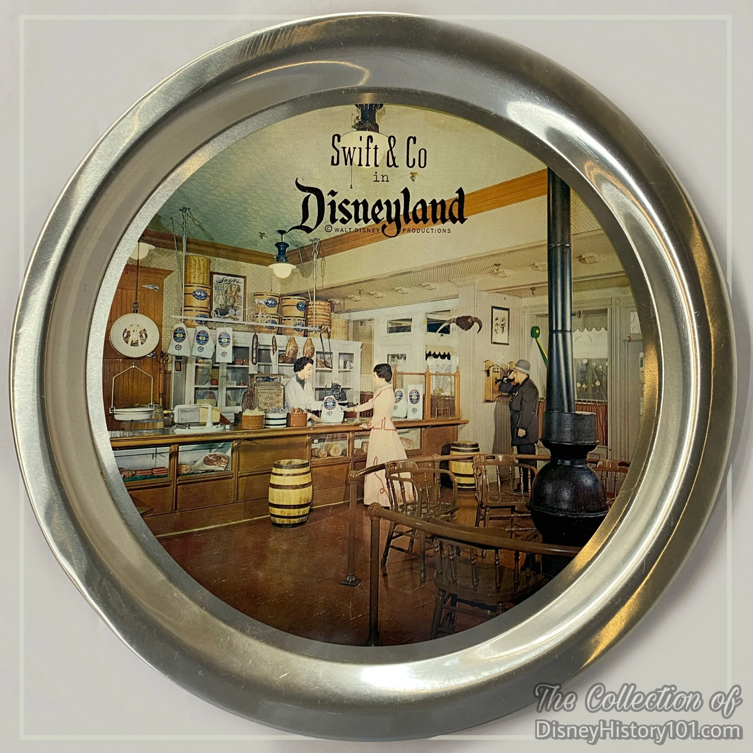 A Swift & Co. licensed beverage tray sold at Disneyland.