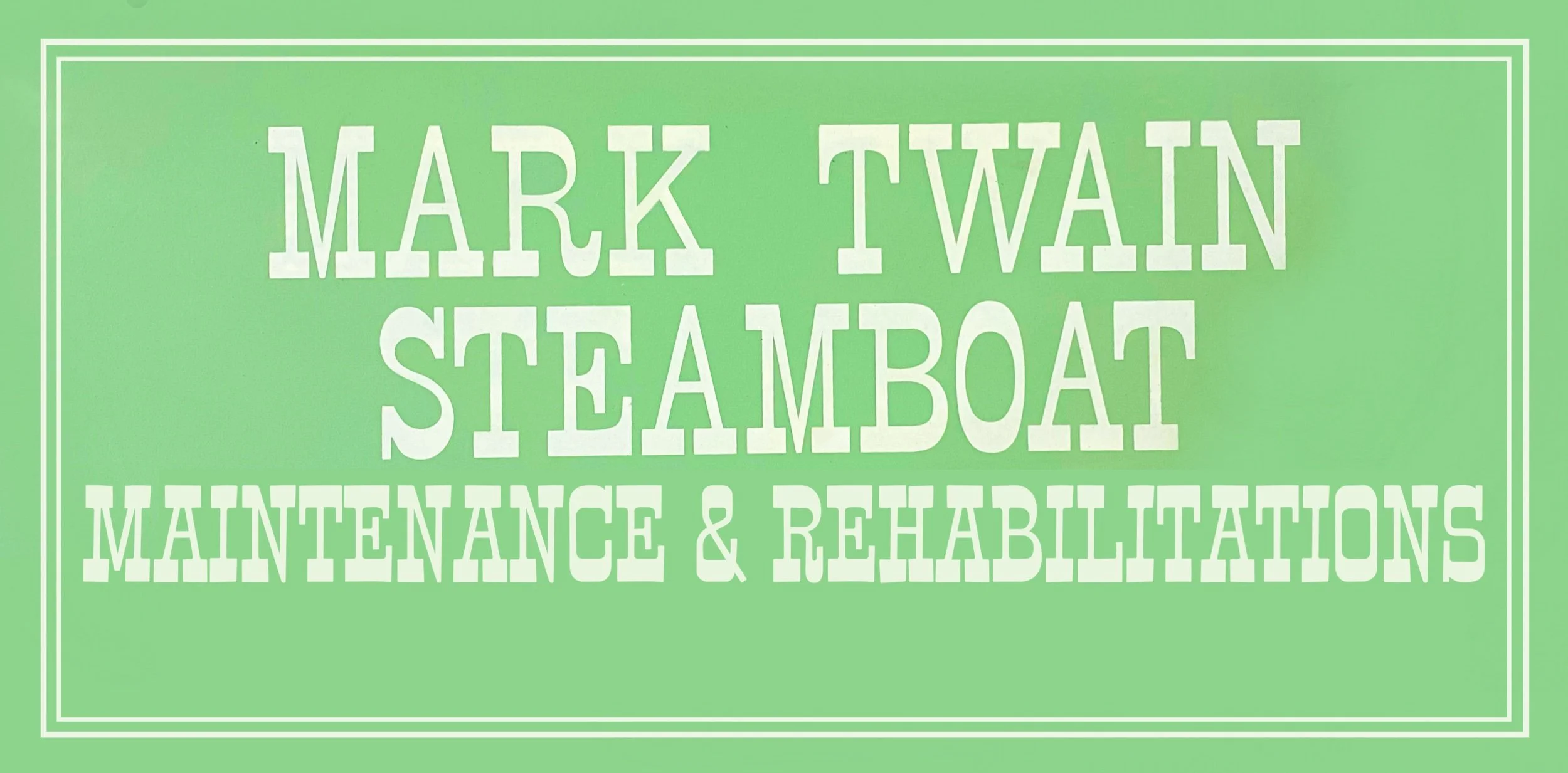     “Rehabilitations and New Ideas Enhance Show Quality &amp; Safety”    Safety has always been important to Show Quality at Disneyland. “55er”  Ray Schwartz  recalled:  “One time on the    Mark Twain    when Walt was aboard, he saw a bilge pump han