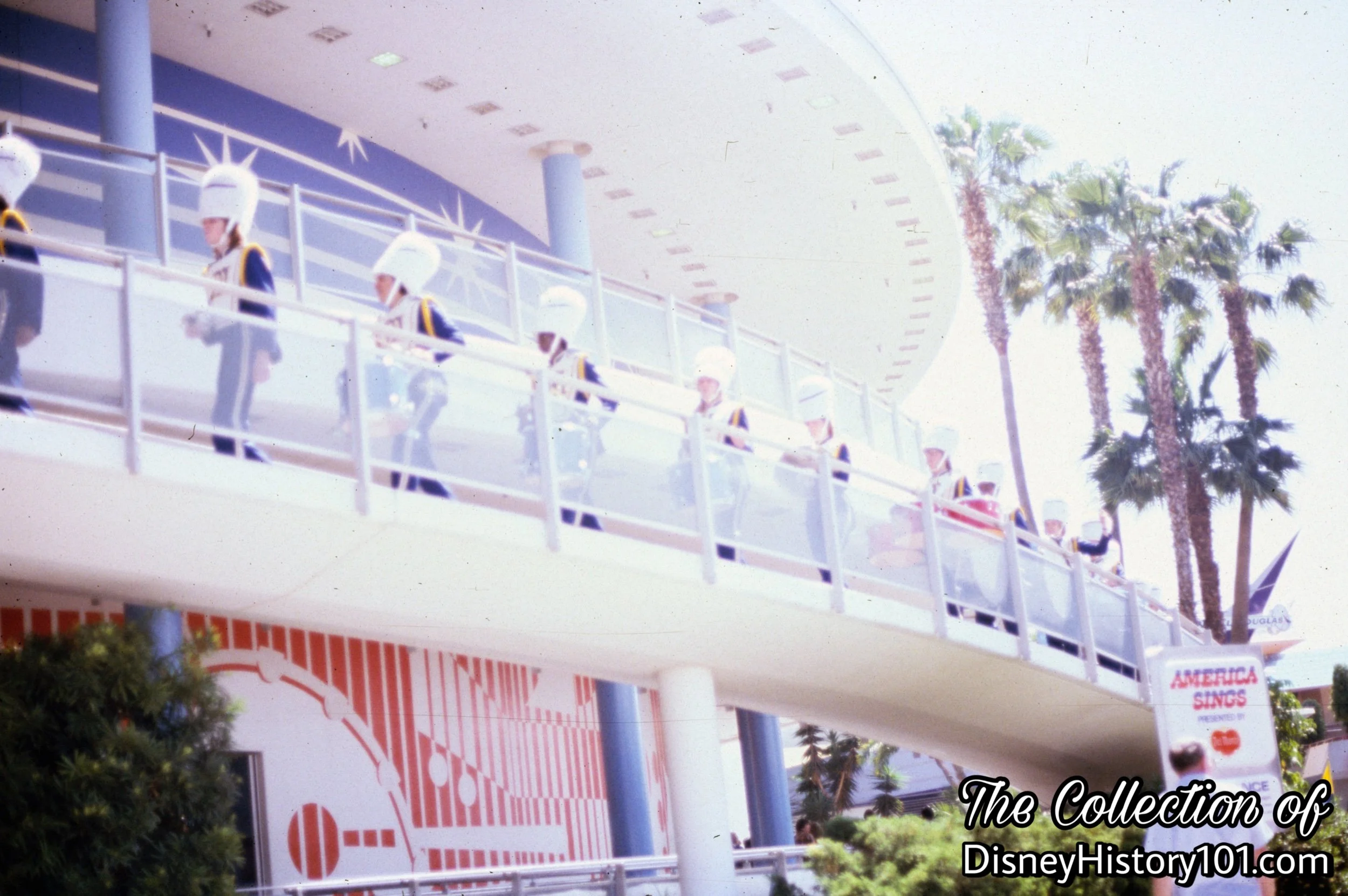 A School Band performs from the “Front of House” of the America Sings Stage.