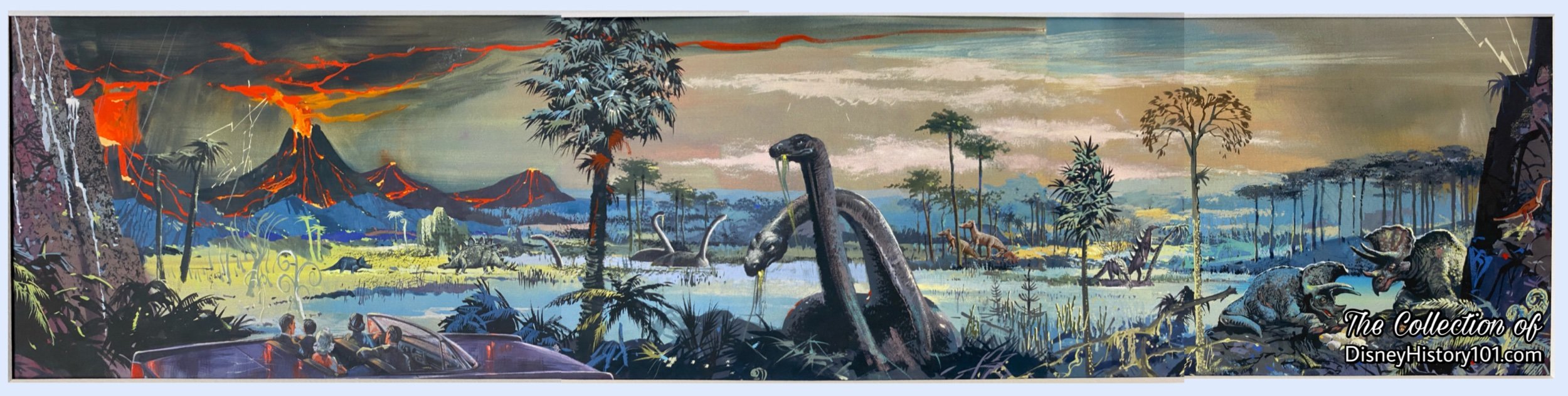 Ford Magic Skyway print once available to Disneyland Cast Members.
