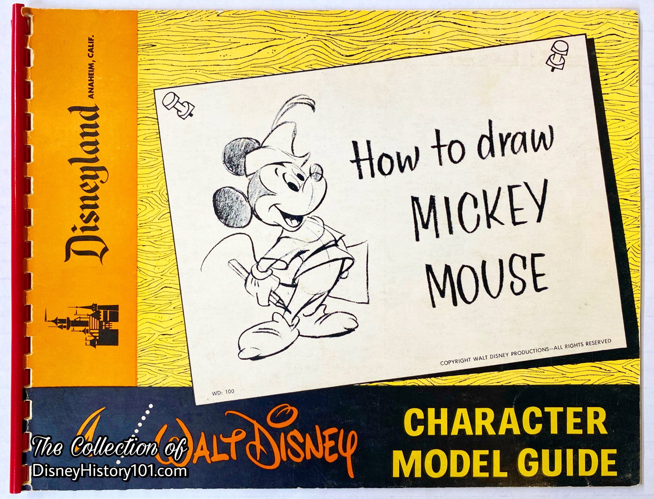 “How to Draw Mickey Mouse,” A Walt Disney Character Model Guide.