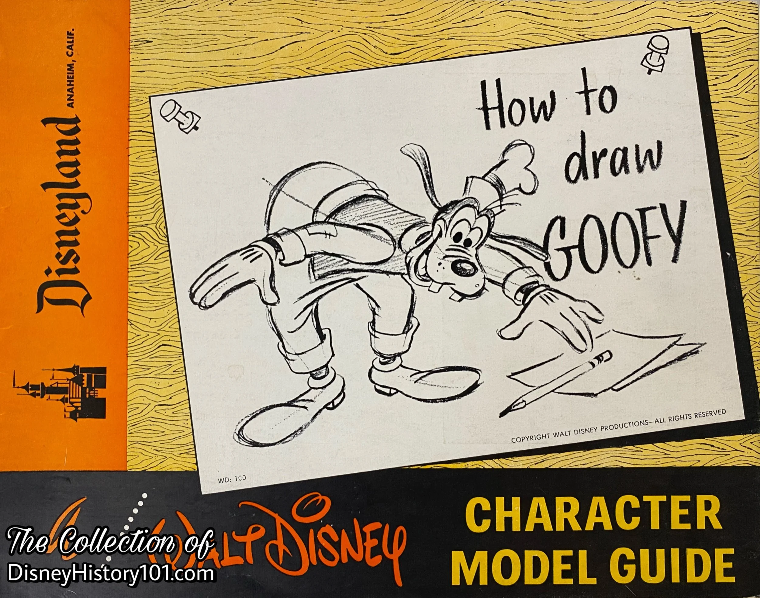 “How to Draw Goofy,” A Walt Disney Character Model Guide.