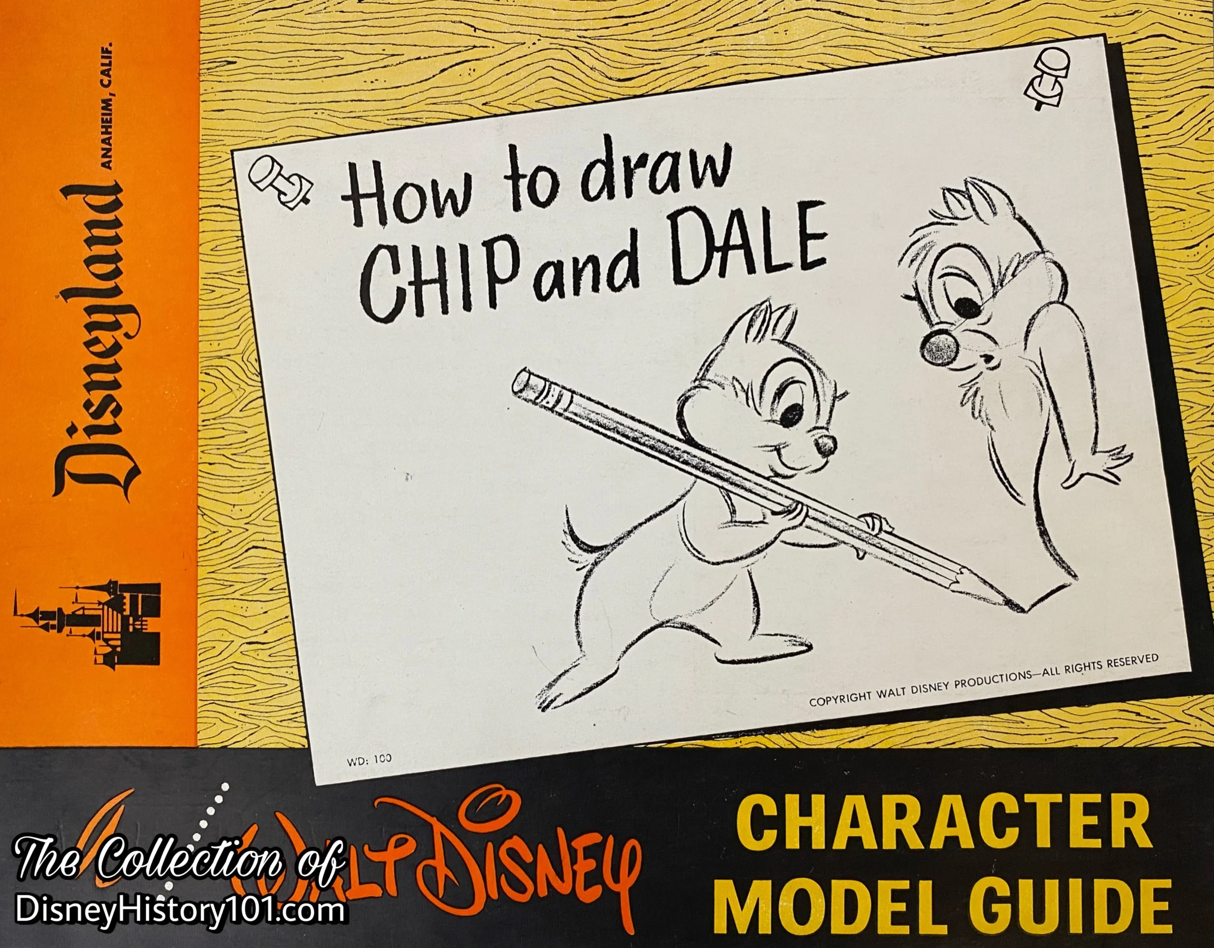 “How to Draw Chip and Dale,” A Walt Disney Character Model Guide.