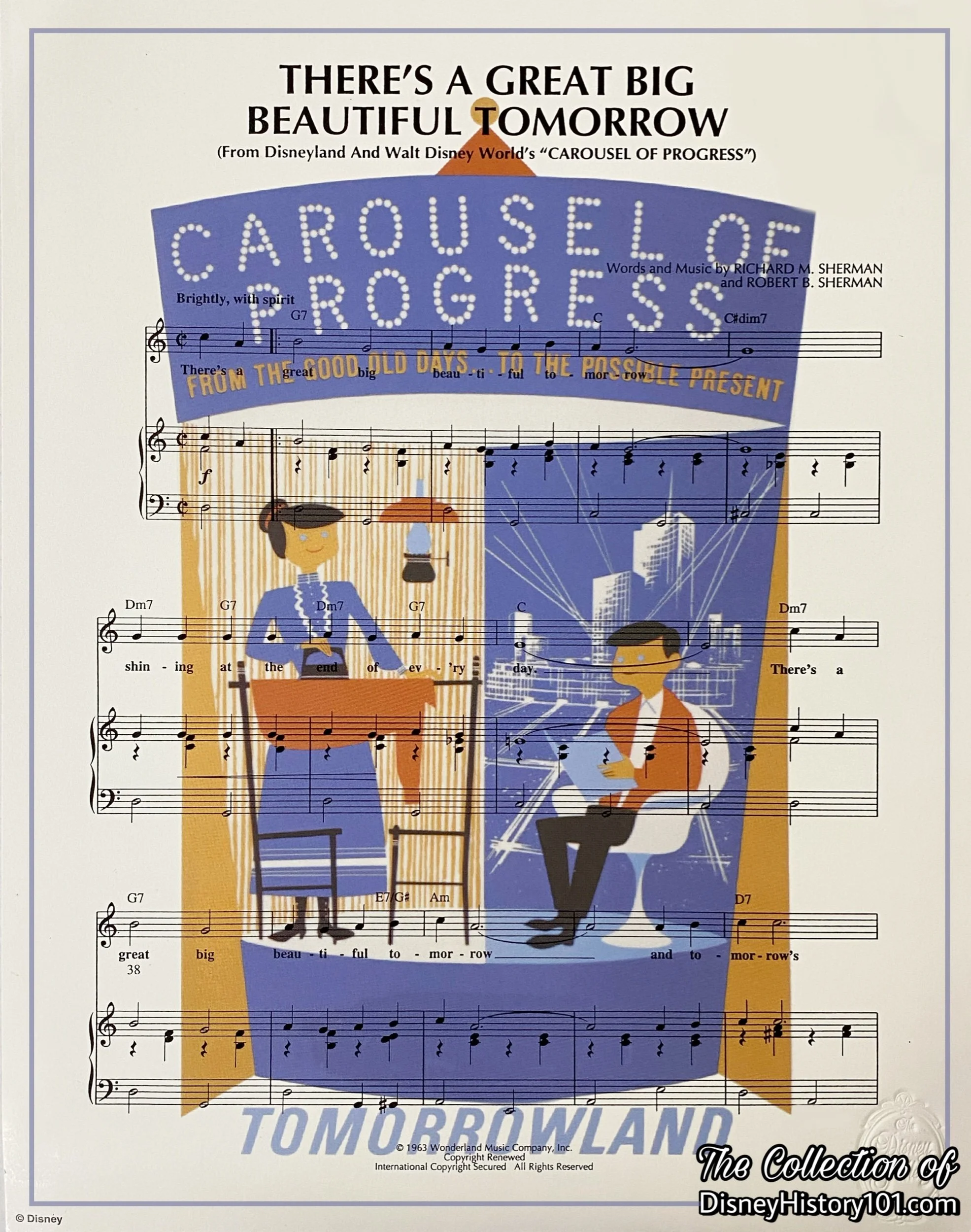     “A Brief ‘Counter-Melody’ of Notes about the Show’s Theme”    According to “THE DISNEY THEME SHOW - an introduction to the art of Disney outdoor entertainment”:  “Important are the sounds which permeate the scene, for without them, the theme show