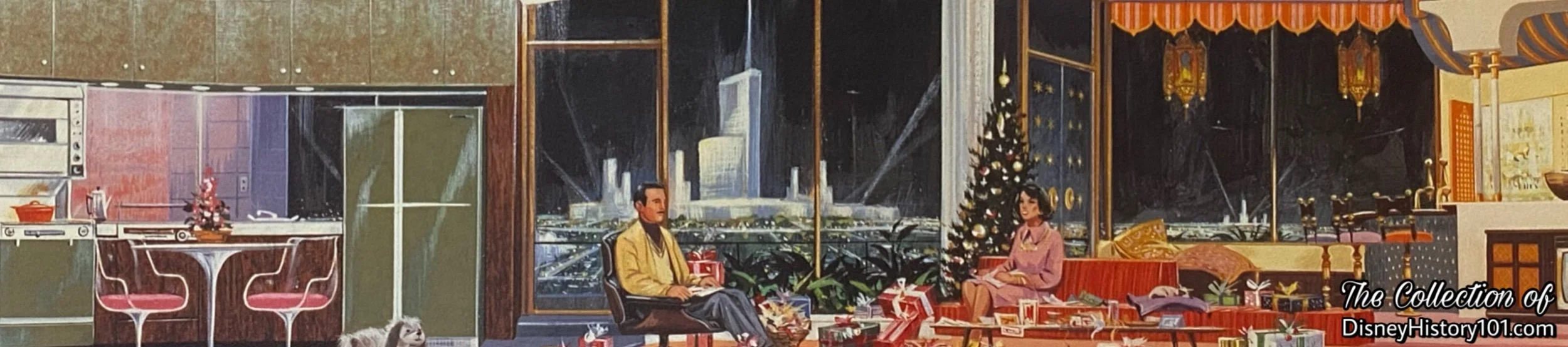 Carousel of Progress tableaux print released through The Disney Gallery in 1998.