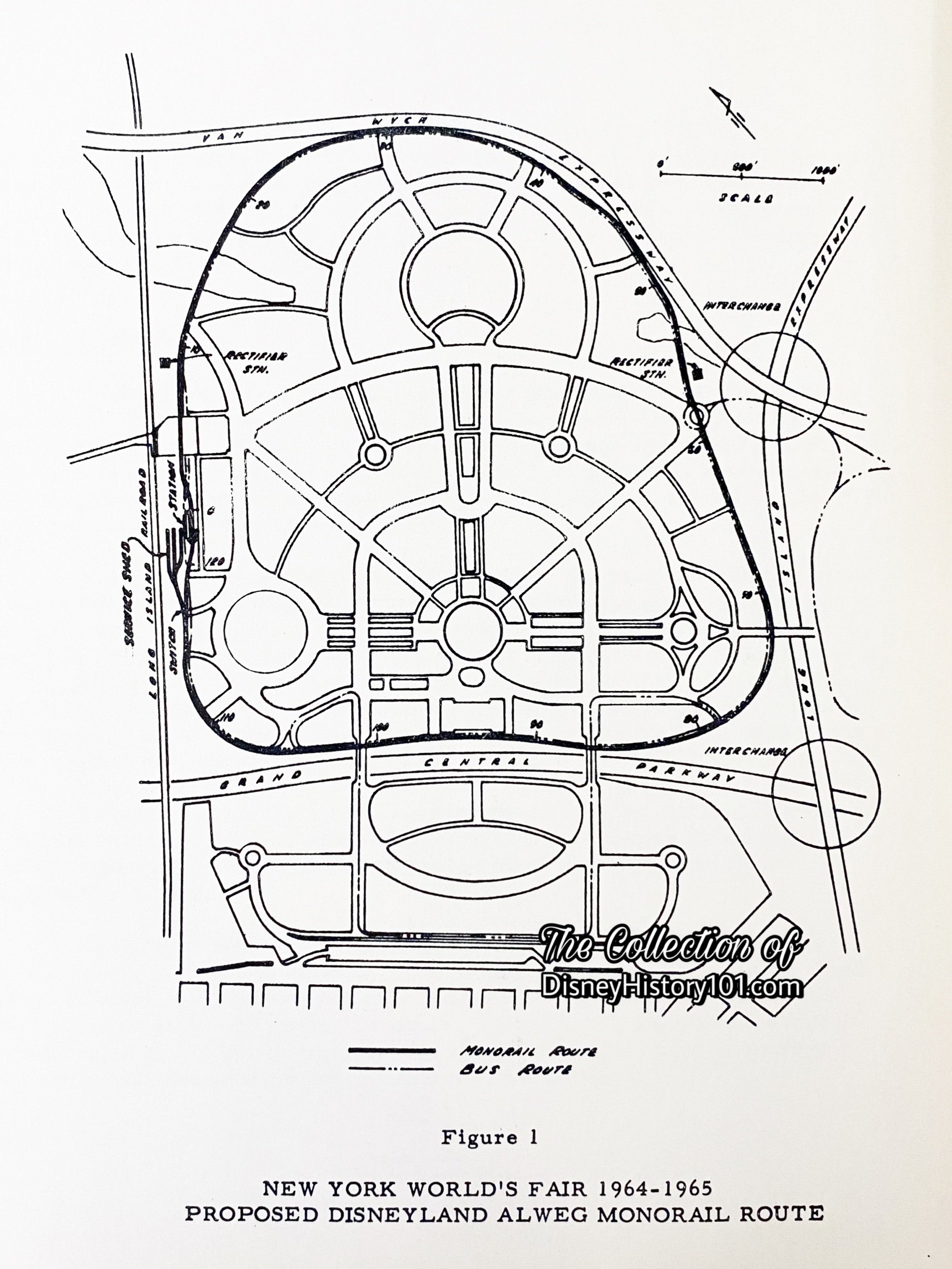 Disneyland-ALWEG Monorail Feasibility Study for the New York World's Fair, prepared by May of 1962.