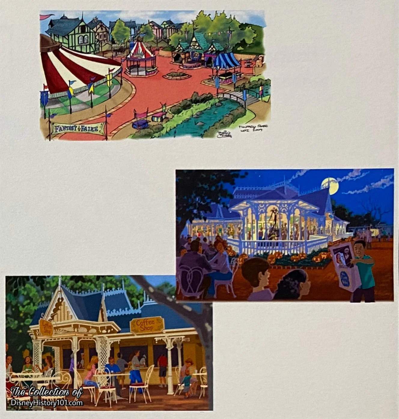  In 2008, WDI master plans entertained the concept of a  “Fantasy Faire franchise collaborative opportunity for all Disneyland business units (Princess Initiative).”  This Area Development involved both merchandise and entertainment synergy.  Accordi
