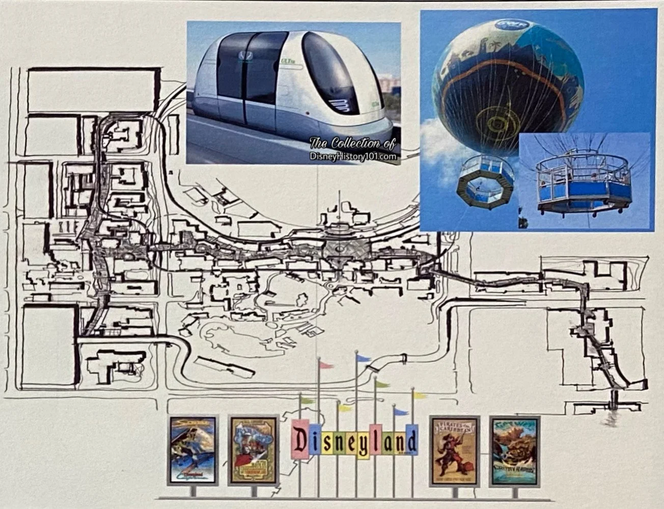 New Magic, Master Planning, and Business Opportunities for the Arrival Sequence and Main Entrance were dreamed up during the Blue Sky period of development.