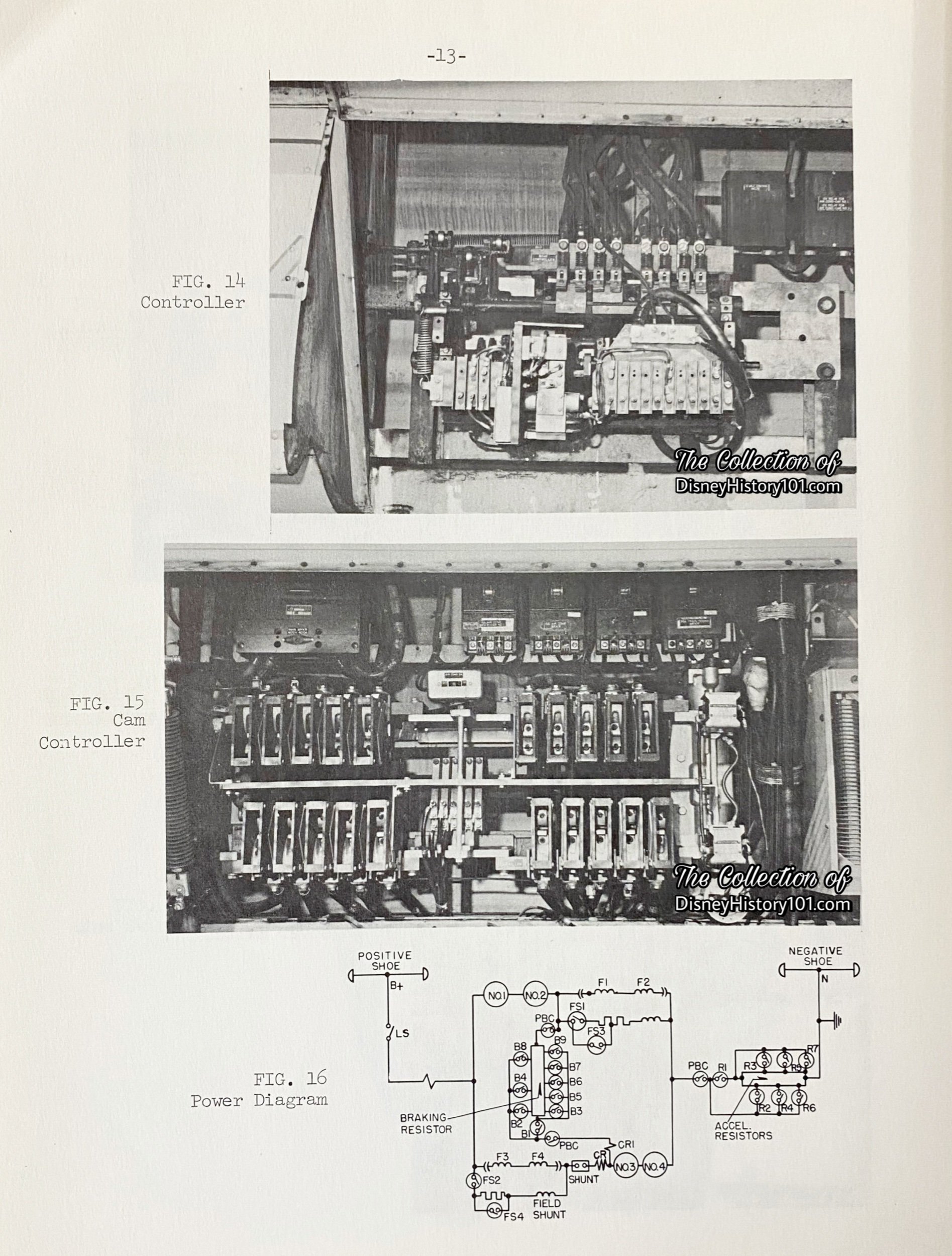 Electrical Control Equipment for Disneyland Monorail Trains, 1961.