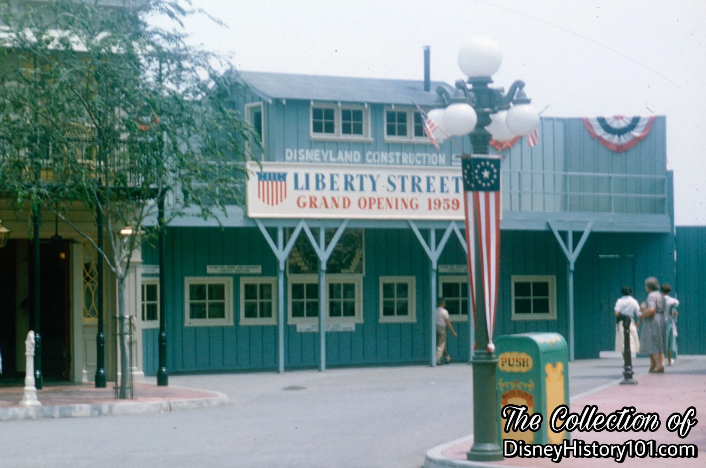 The future site of Liberty Street Architectural Facade, 1958.