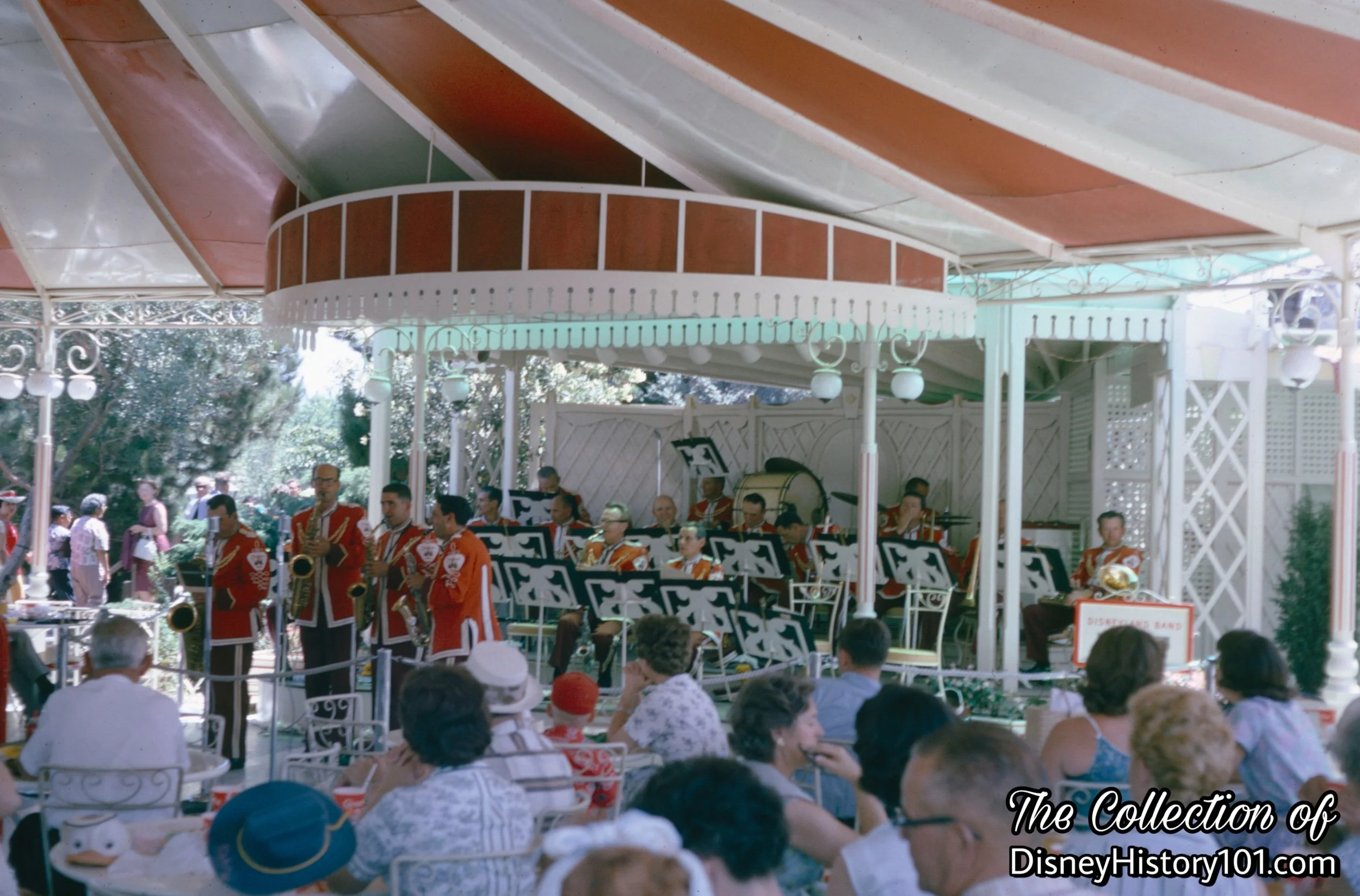 Disneyland Band at Plaza Gardens, 1961.