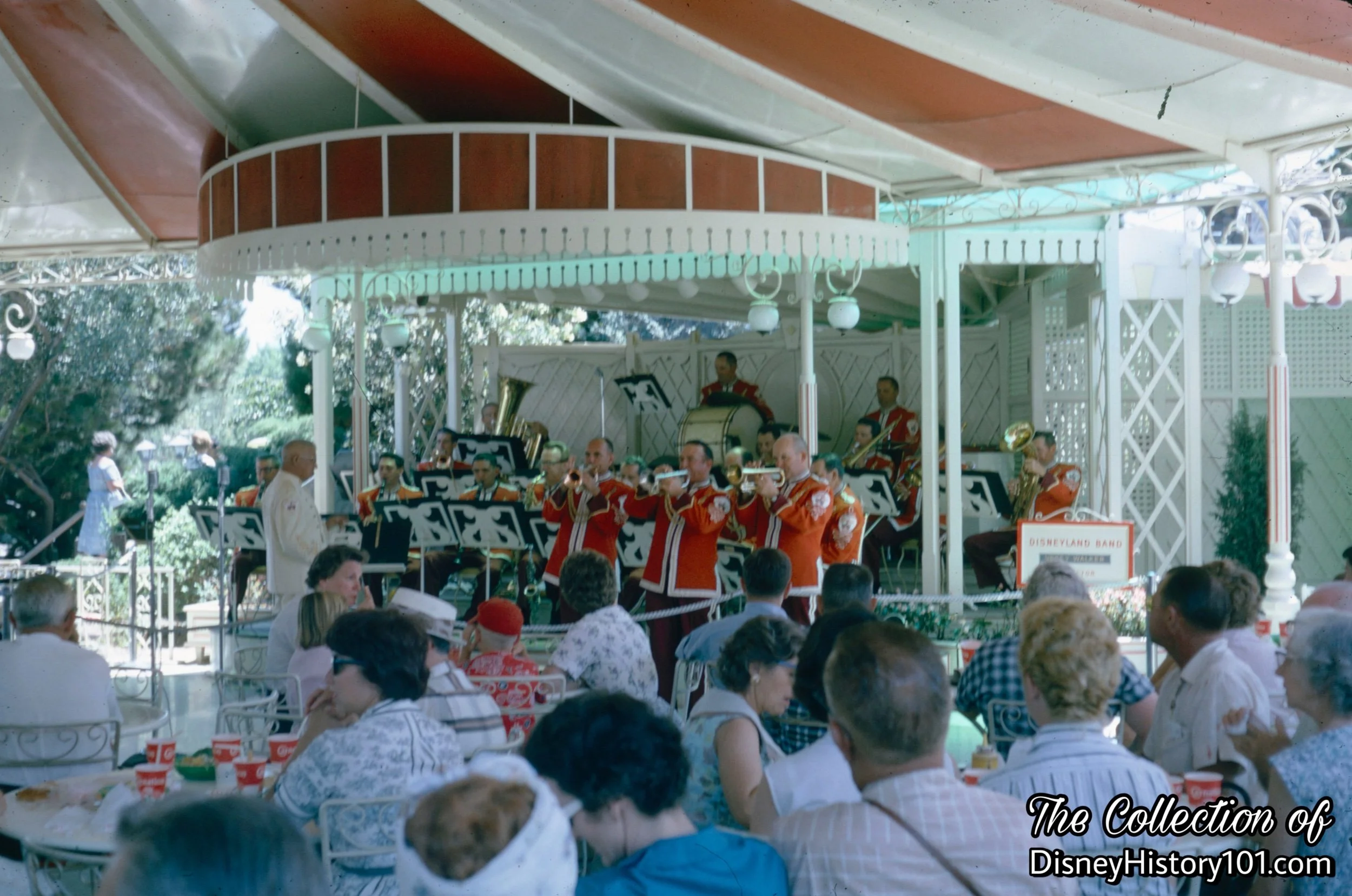 Disneyland Band Concert at Plaza Gardens, 1961.