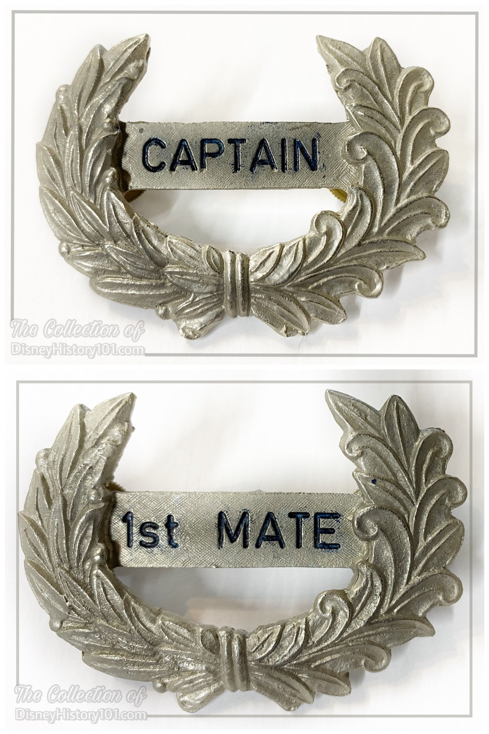 Badges worn by the Mark Twain “Area Captain” and 1st Mate.