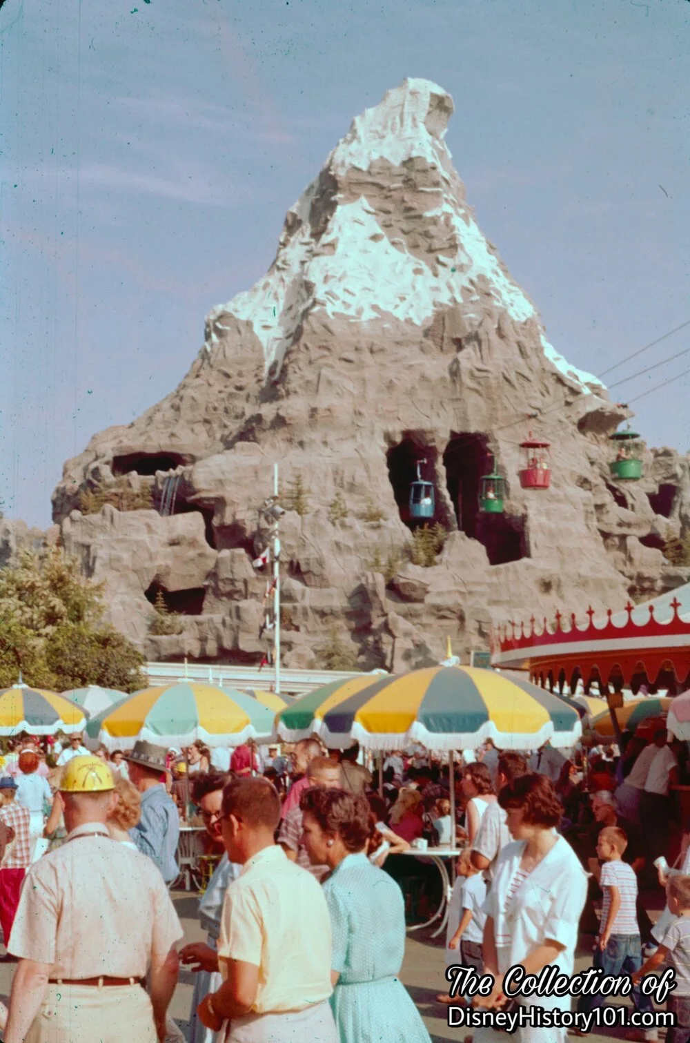 The original Fantasyland during a peak attendance period.