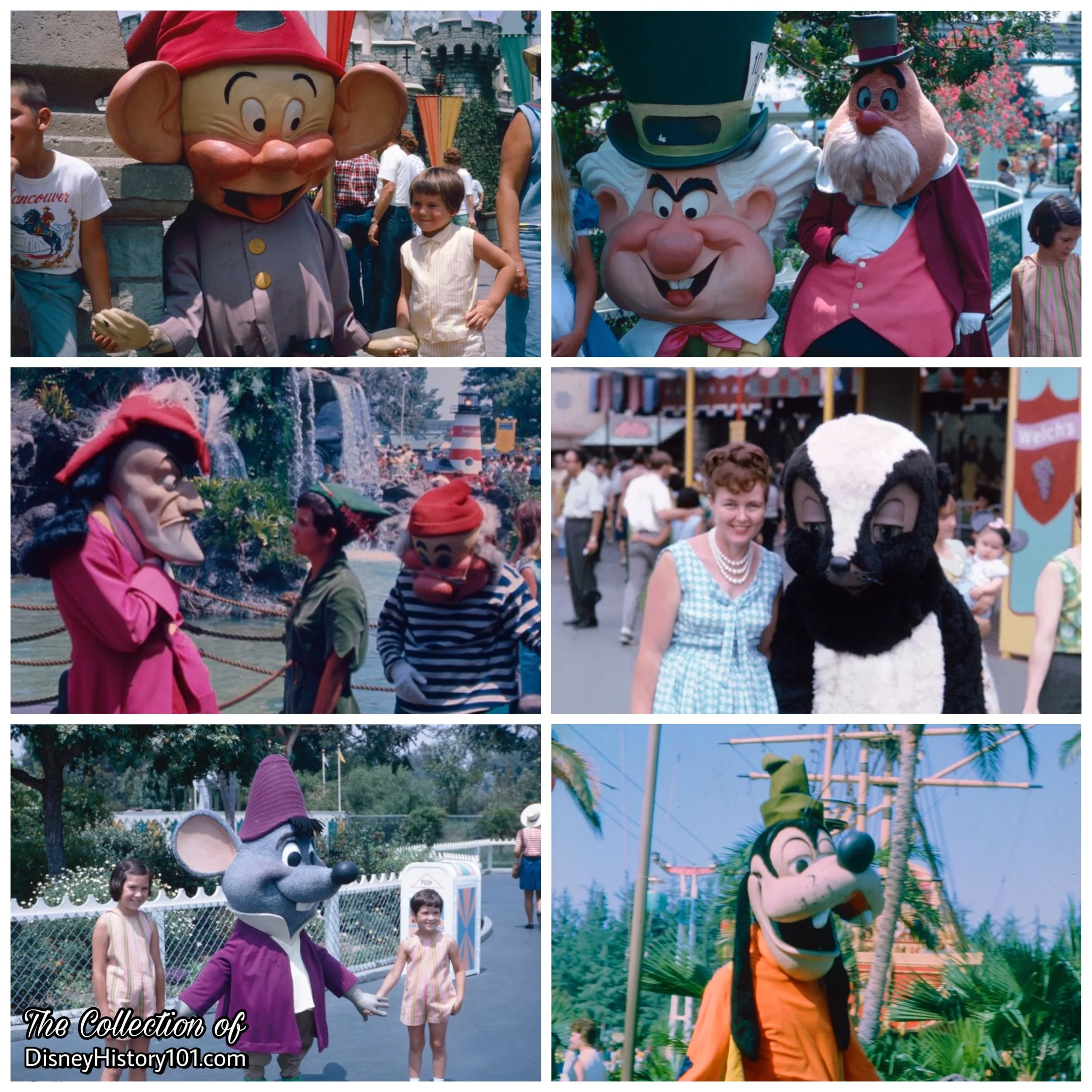 Disneyland Characters support the original Fantasyland stage of the Disneyland Show.