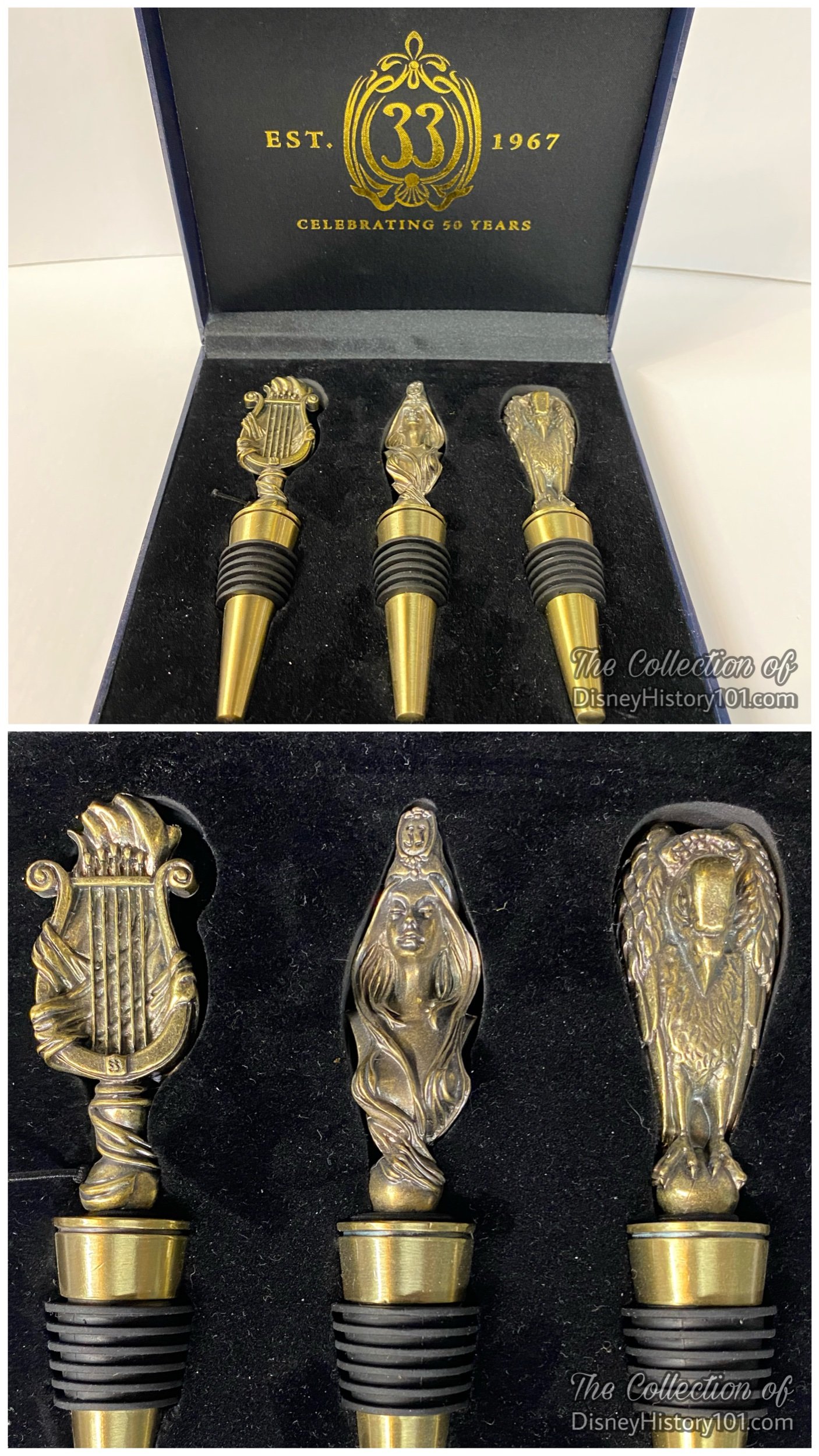 Club 33 50th Anniversary Wine Stoppers.