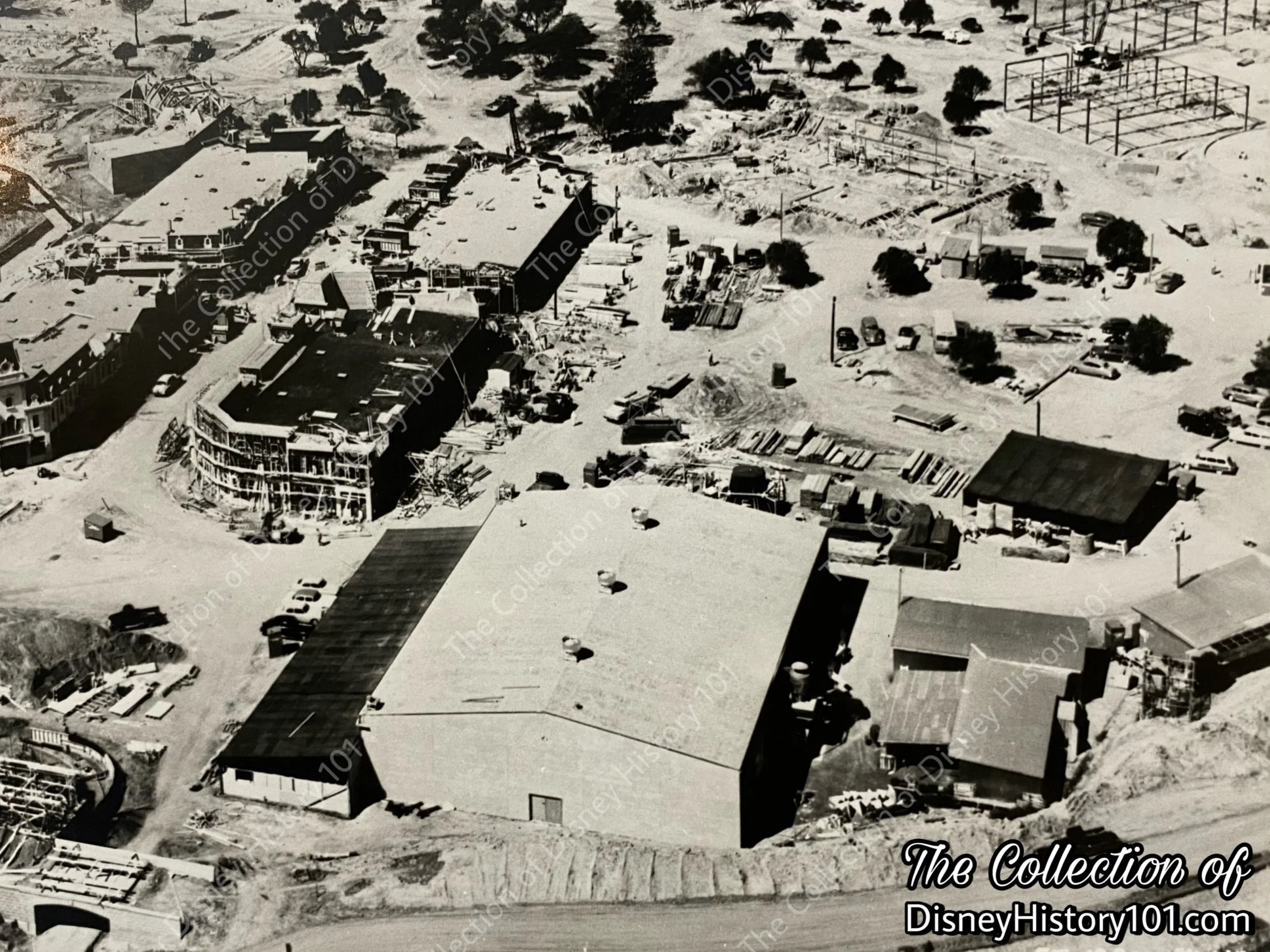 The Mill as seen in an excerpt from a c.1955 press release photo; ©️Walt Disney Productions.