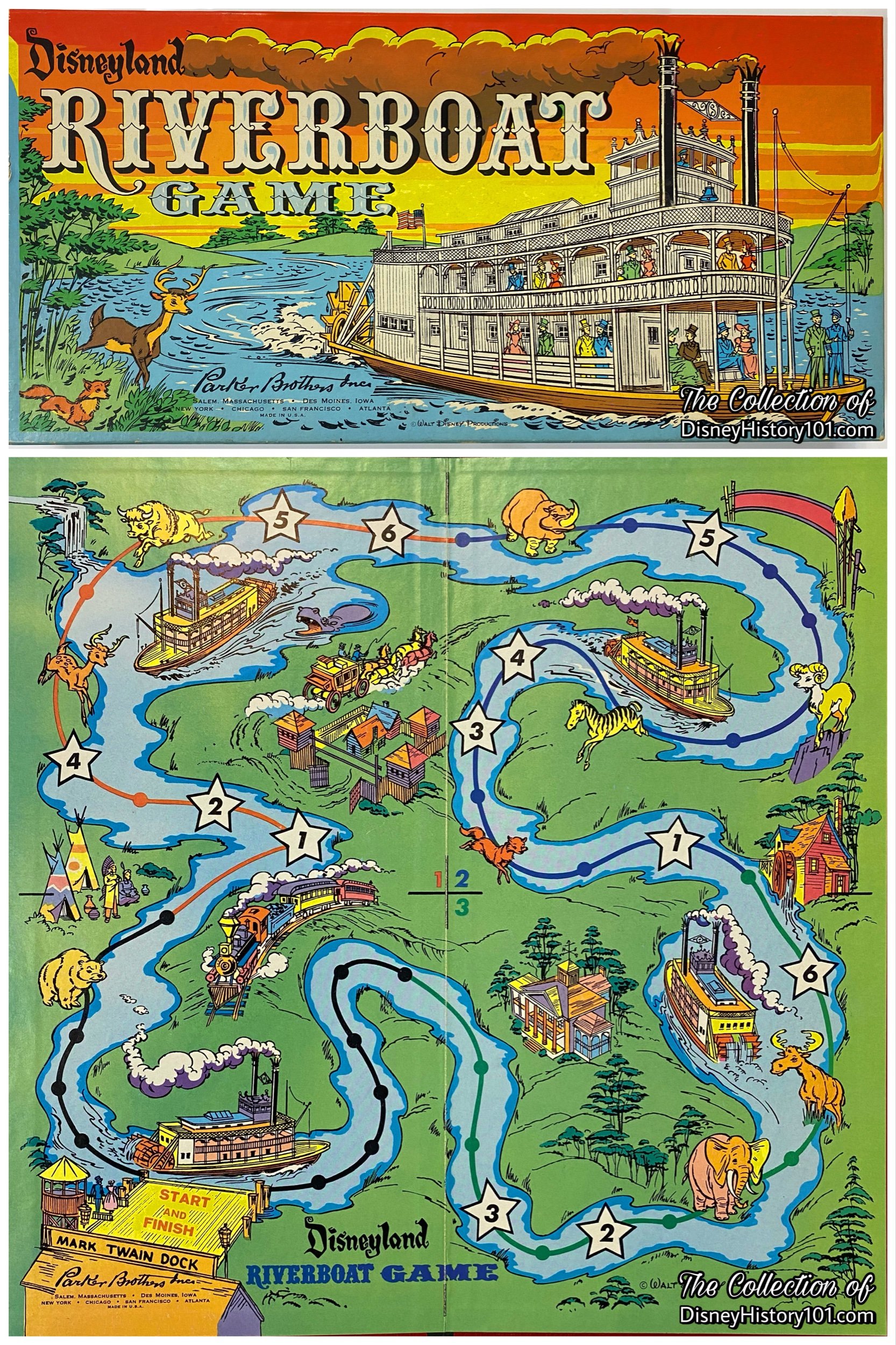 The Disneyland Riverboat Game by Parker Brothers.