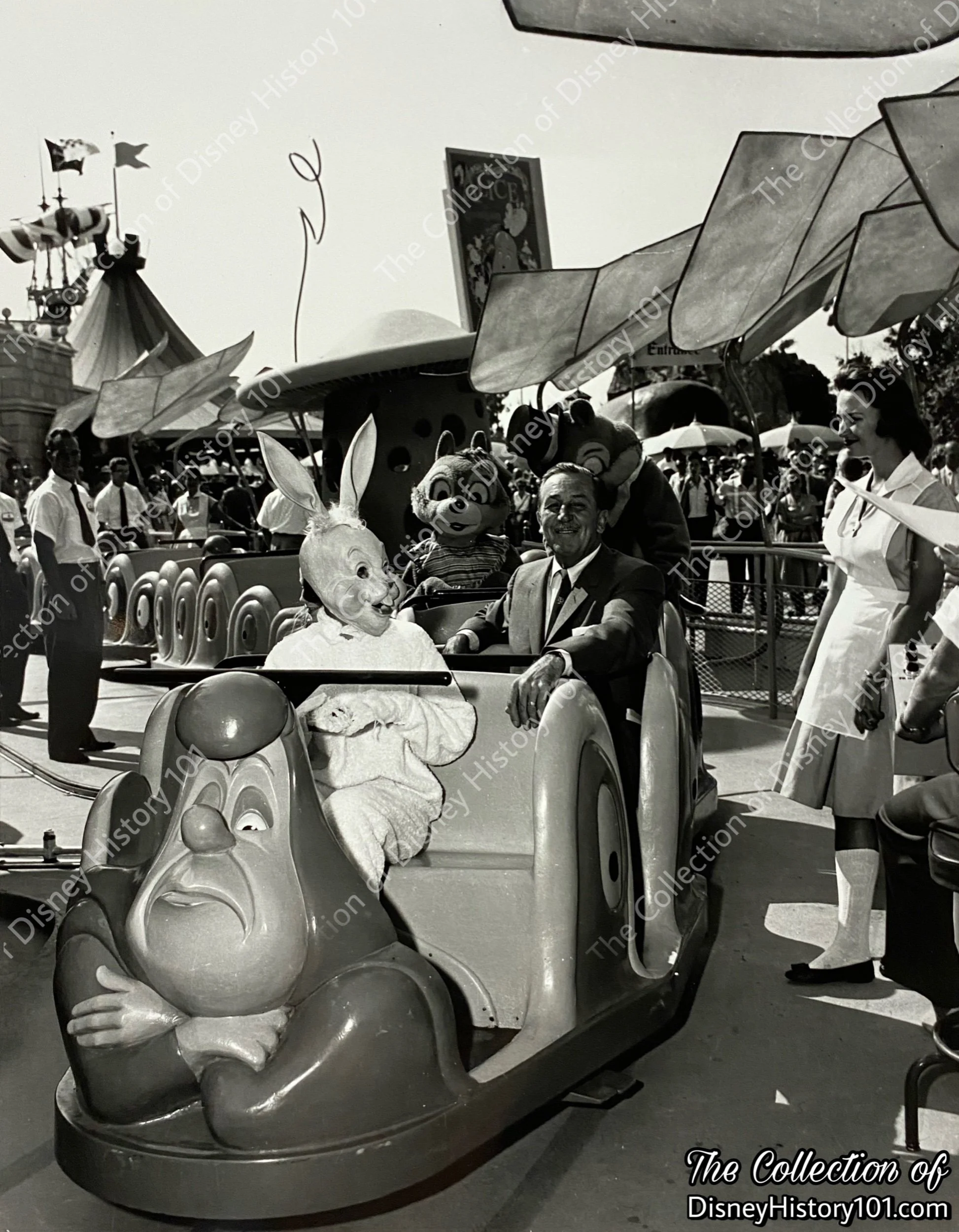 Walt Disney prepares to journey down the Rabbit Hole in this promotional image ; ©️Walt Disney Productions.