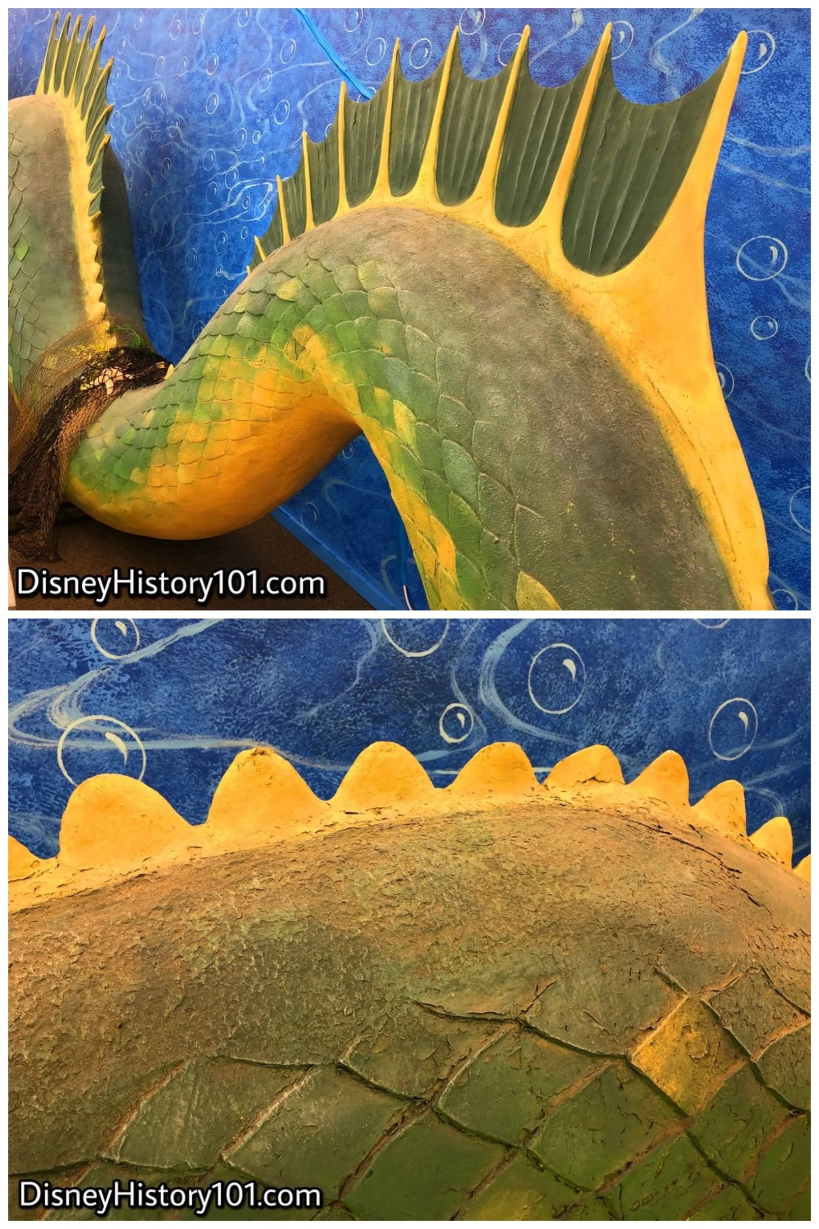 c. 1959 Submarine Voyage Animatronic Giant Sea Serpent.