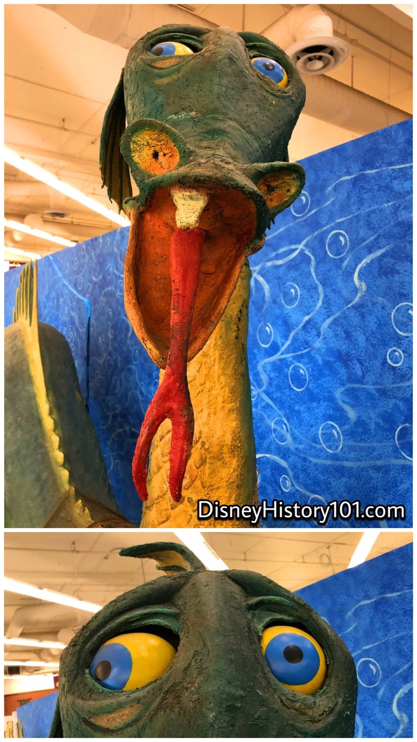 c. 1959 Submarine Voyage Animatronic Giant Sea Serpent.