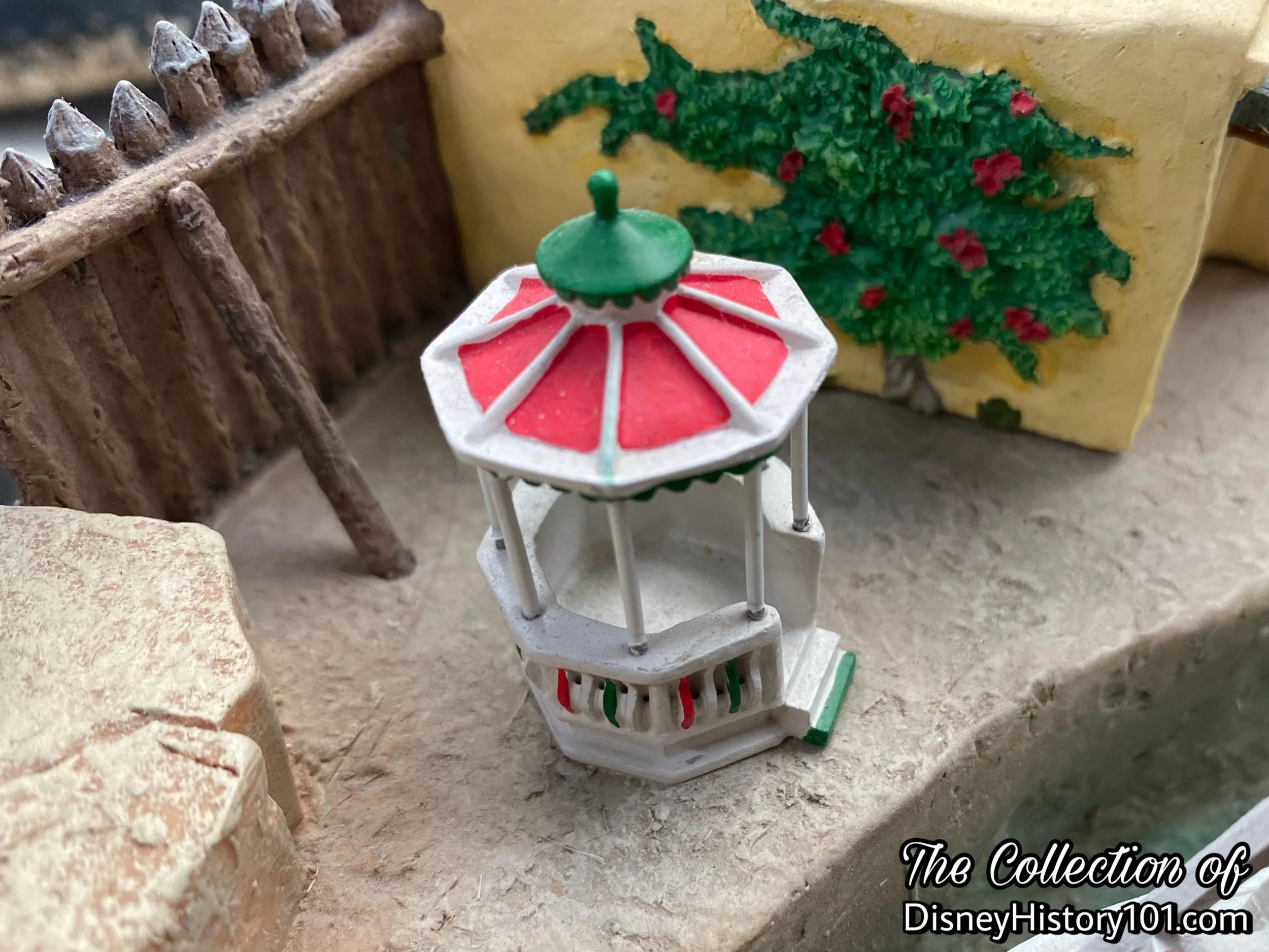 The spirit of El Zocalo lives on through licensed merchandise like this Disneyland Magical Big Figurine desiged by Disney Imagineer Larry Nikolai.