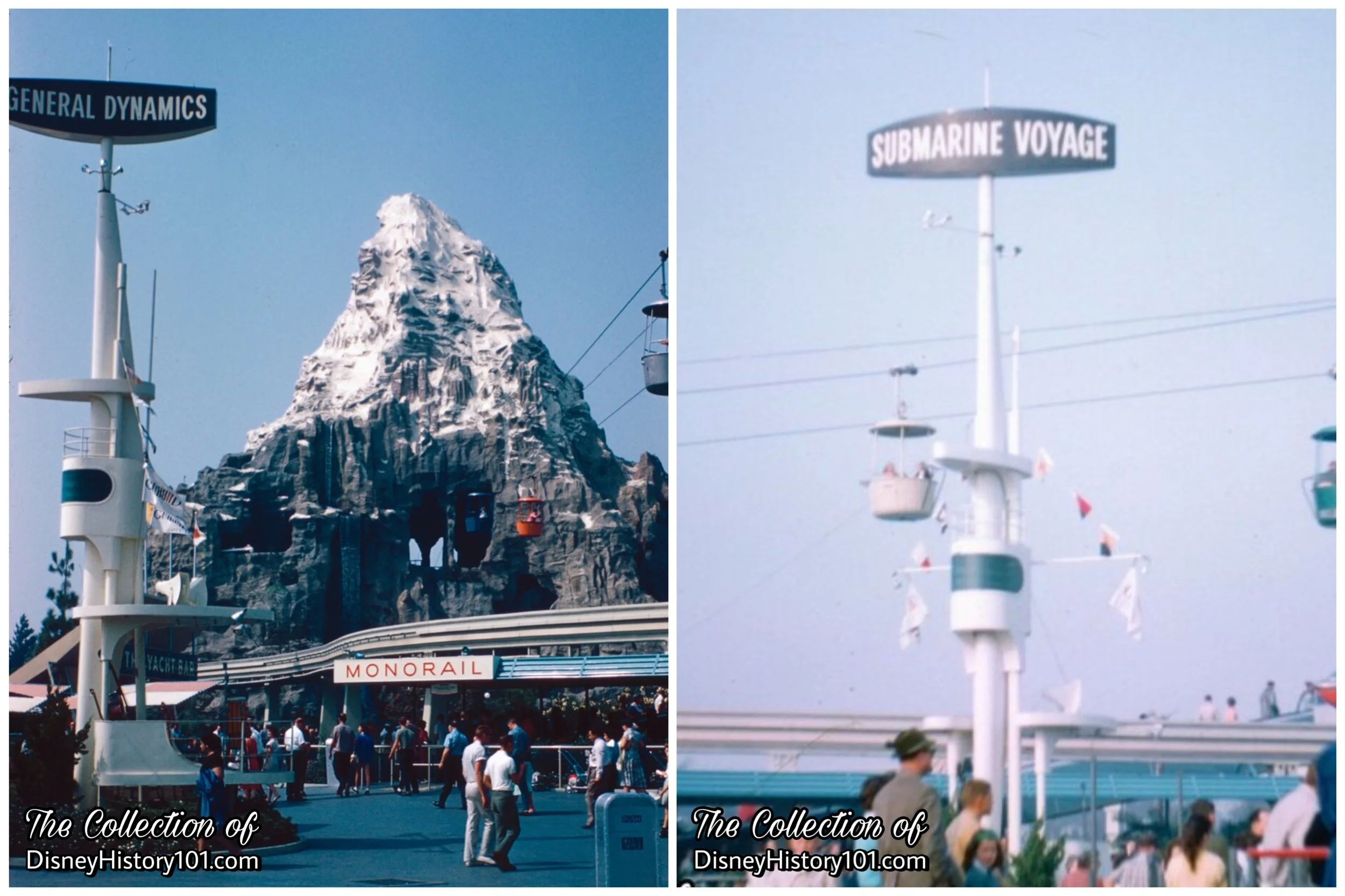 October, 1961 (left); January, 1962 (right).