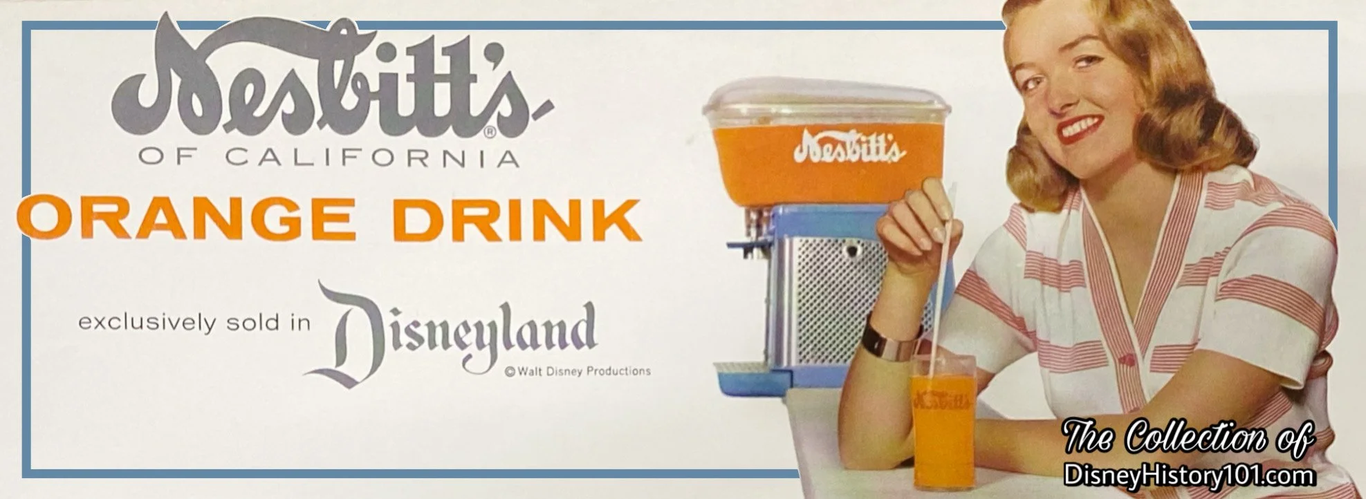 A Nesbitt’s of California advertisement; 1960.