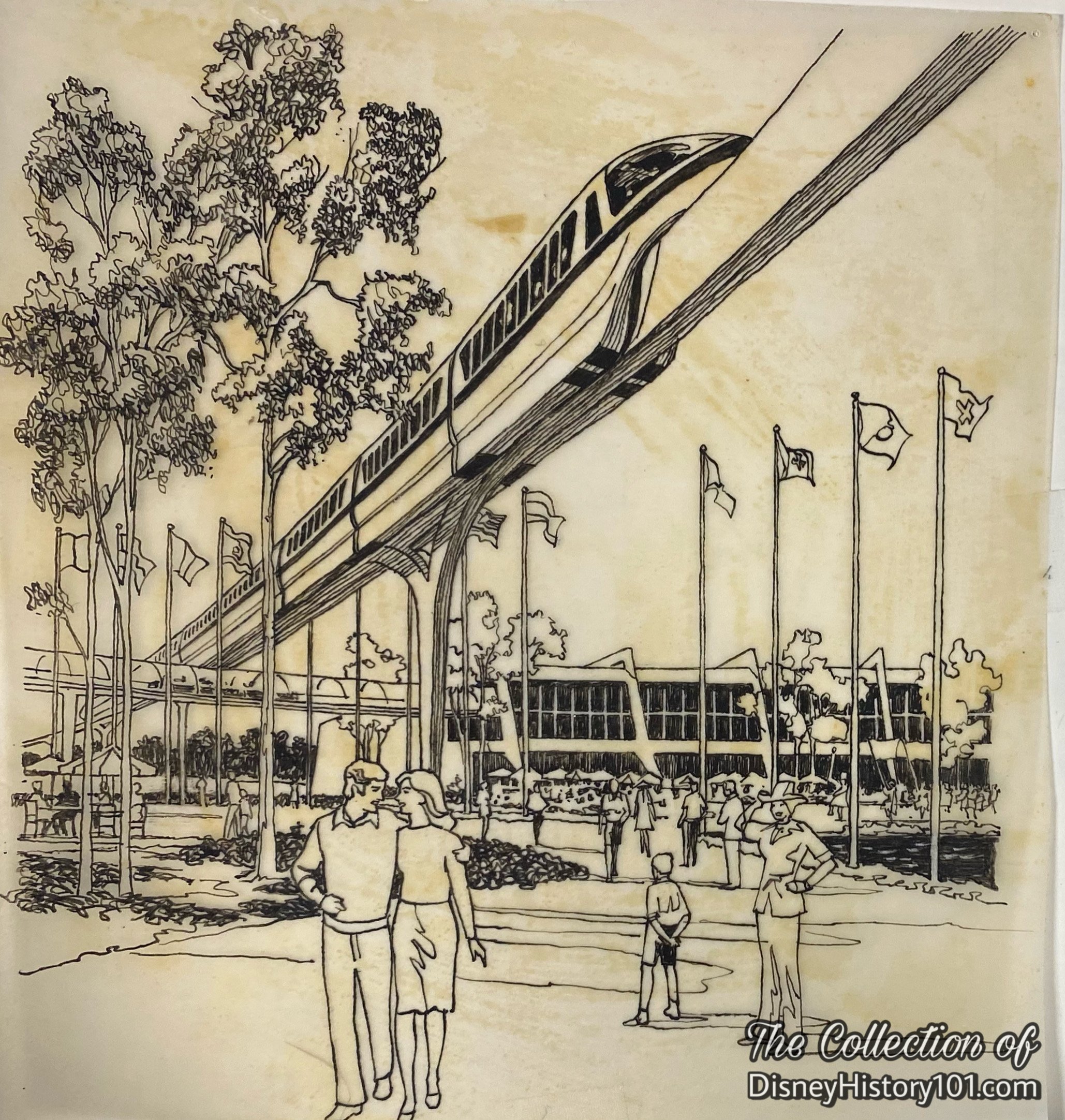 The aforementioned four Monorail Mark IVs began operation in 1971, ultimately growing to ten in number. Each 18,000 lb. train had a passenger capacity of 240 (at an average weight of 170 lbs. per guest; 5 guests per seat), meaning that the loaded