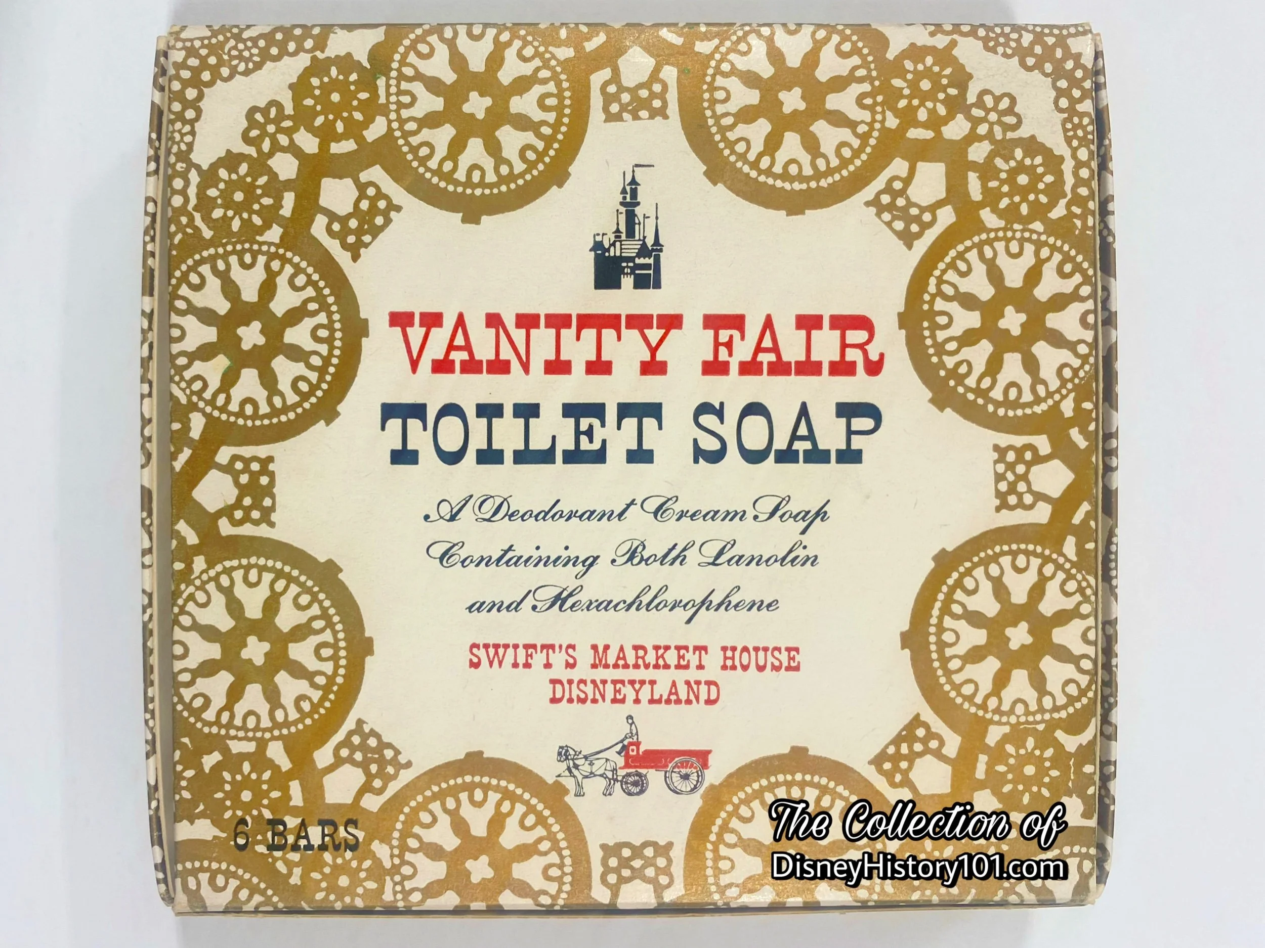 A Vanity Fair Toilet Soap box.
