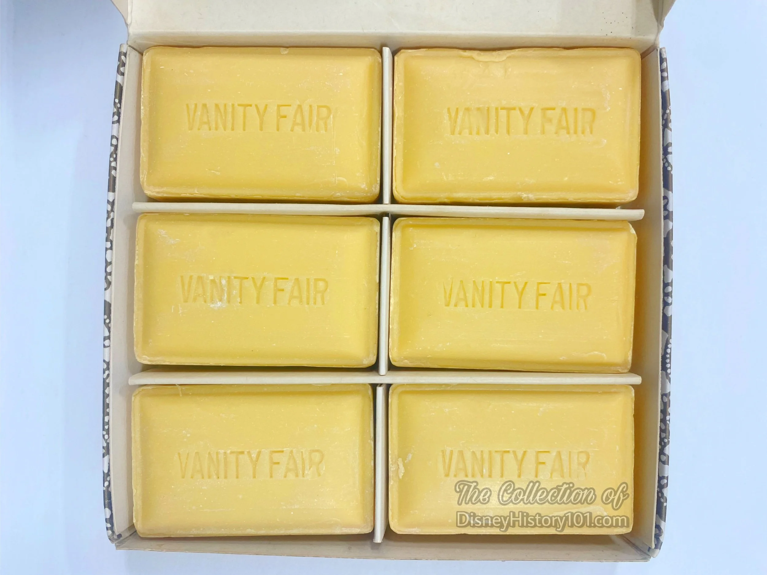 Vanity Fair Toilet Soap in box.