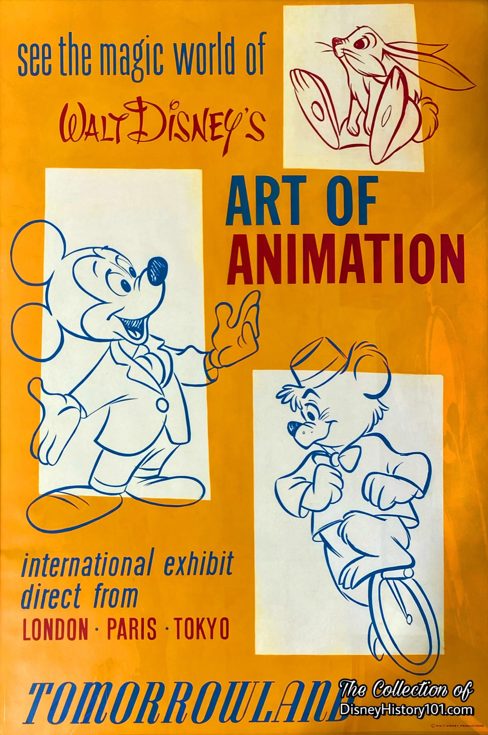 Walt Disney's Art of Animation Poster