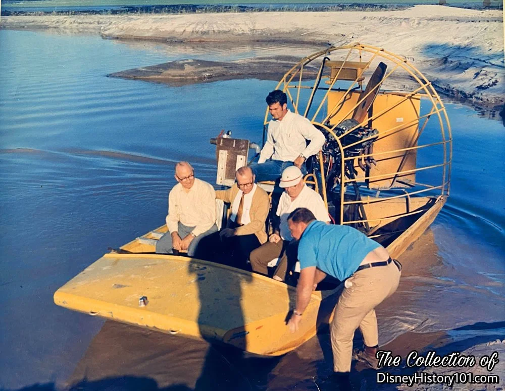An Airboat used to survey the land that would become Walt Disney World.