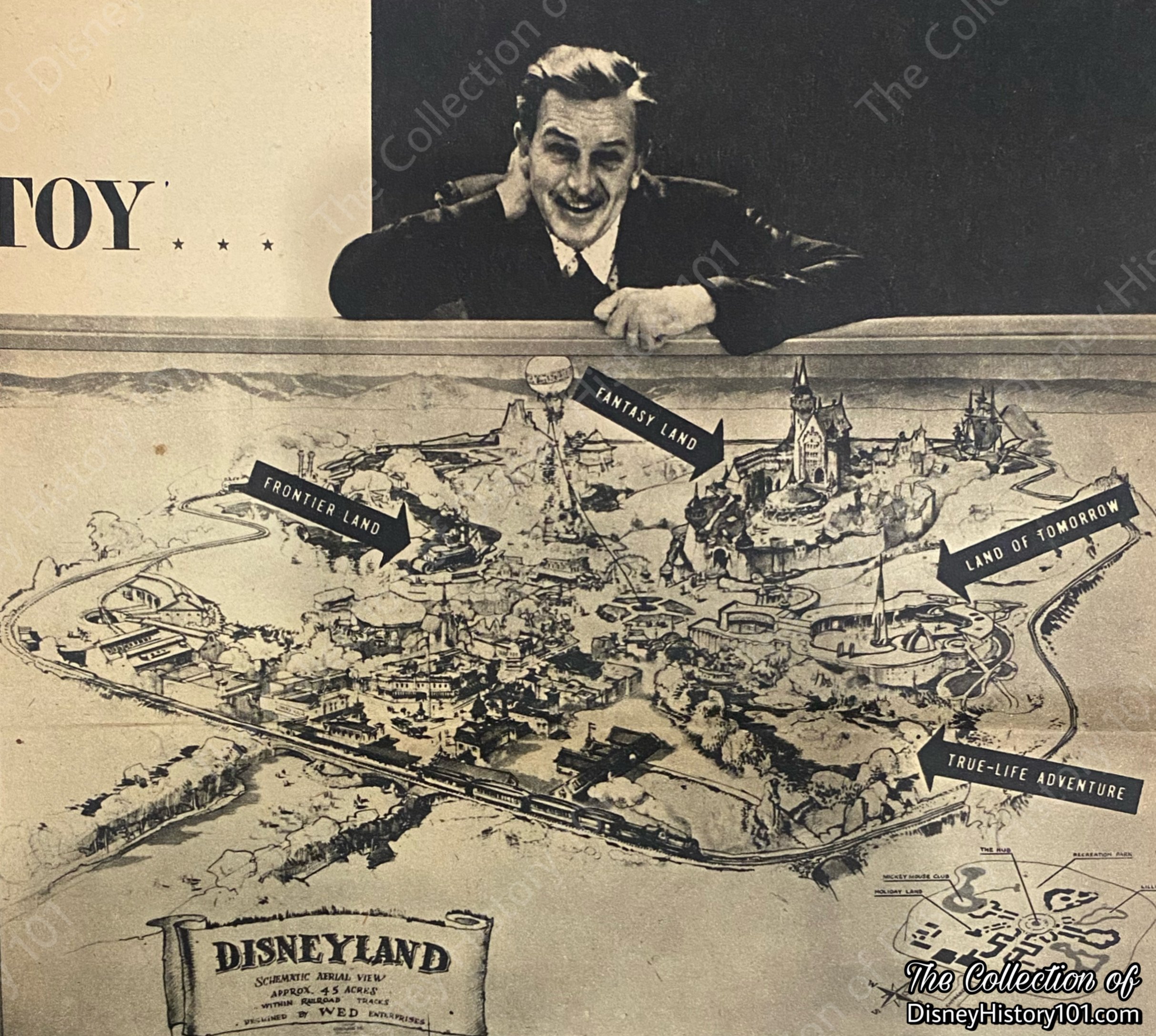   “Construction”    Ron Dominguez  recalled: “When I came aboard on July 13th, there were mud holes all over and you couldn't get through to Frontierland.” 