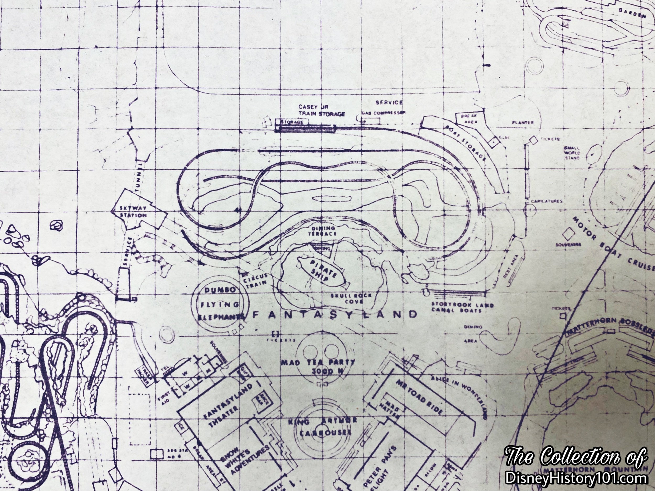 Disneyland Site Plan; September 1977.