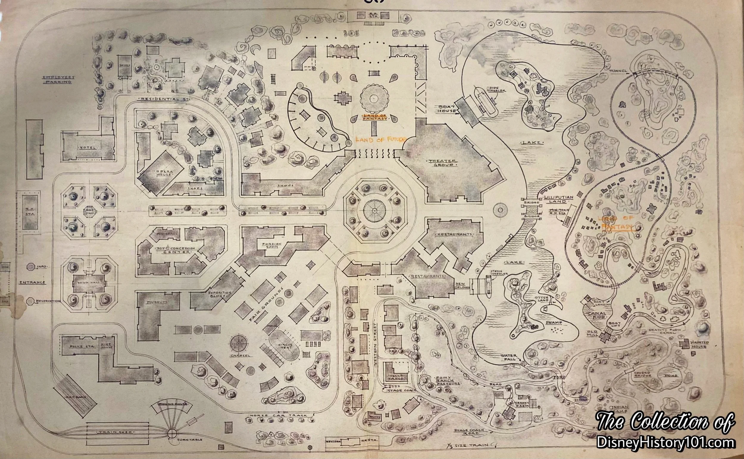 “Disneyland Preliminary Scheme #1”