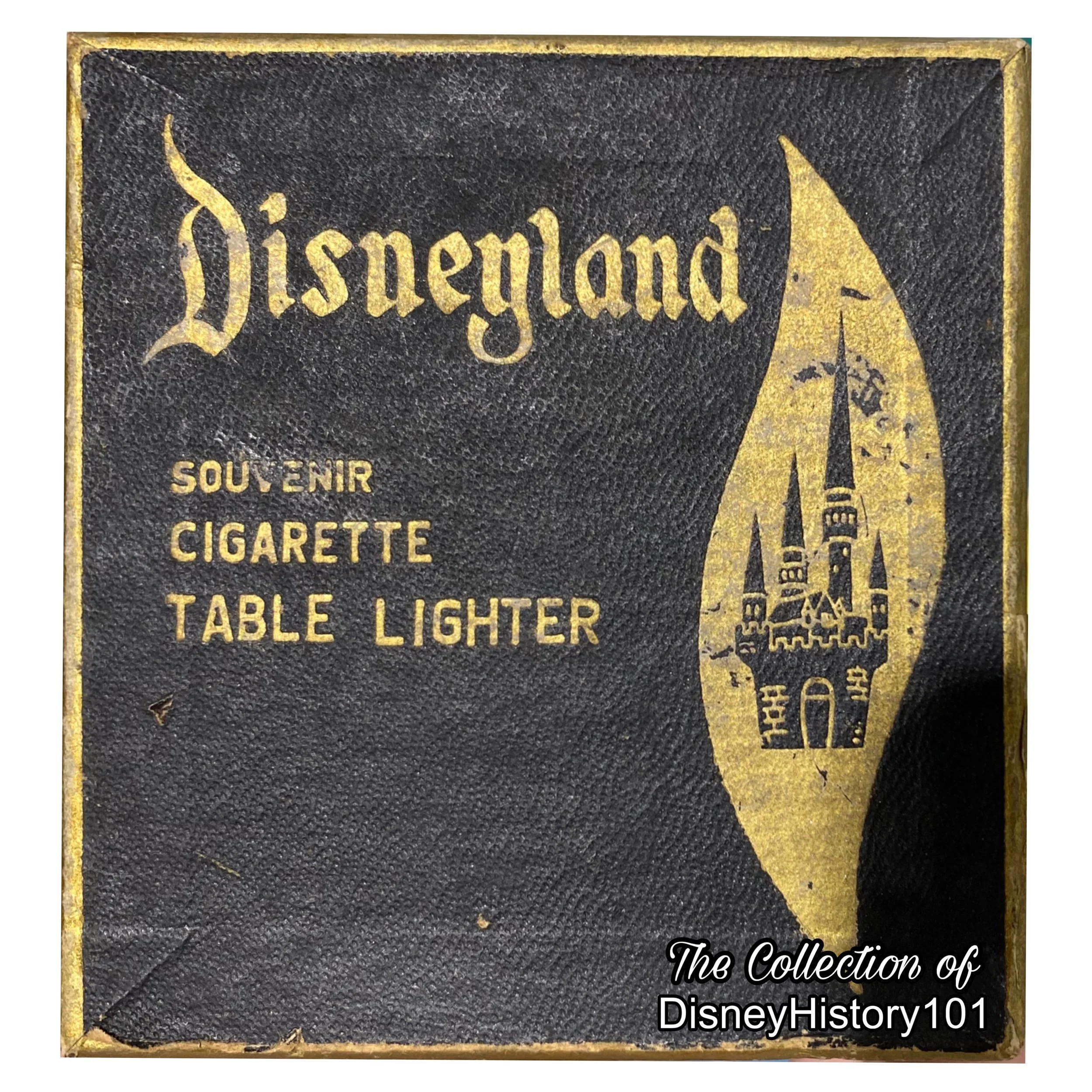 The Disneyland Souvenir Cigarette Table Lighter box.