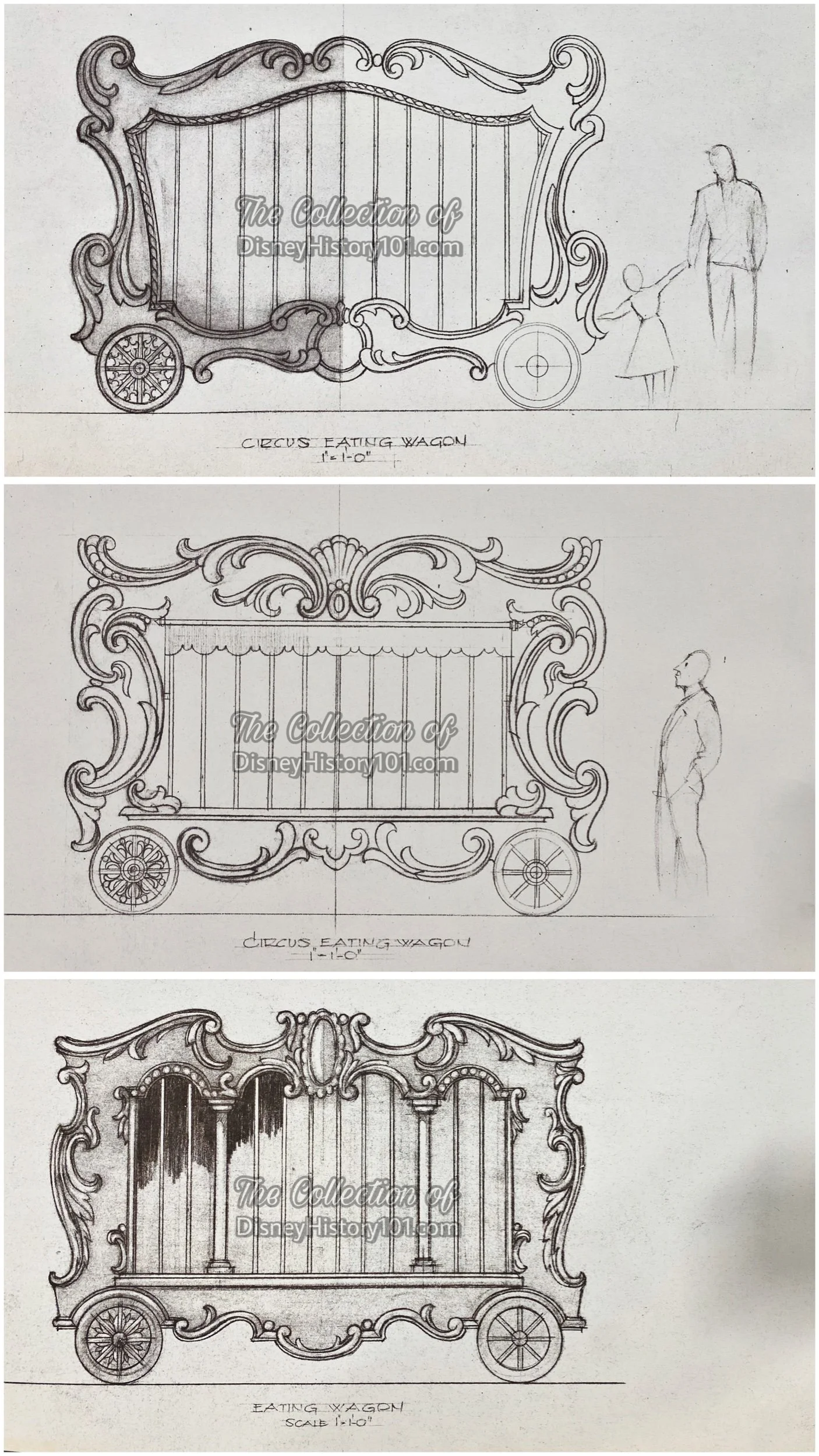 Circus Eating Wagon concepts by Bruce Bushman.