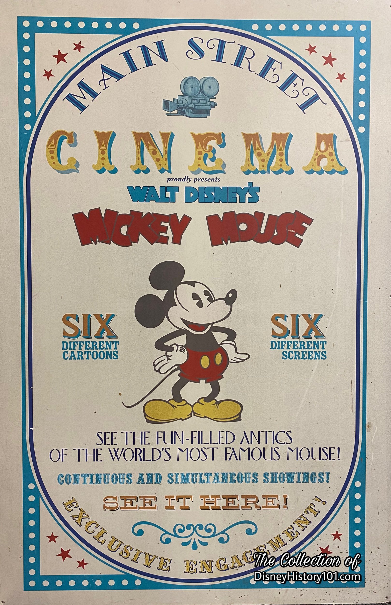 Main Street Cinema “Walt Disney’s Mickey Mouse” Poster.