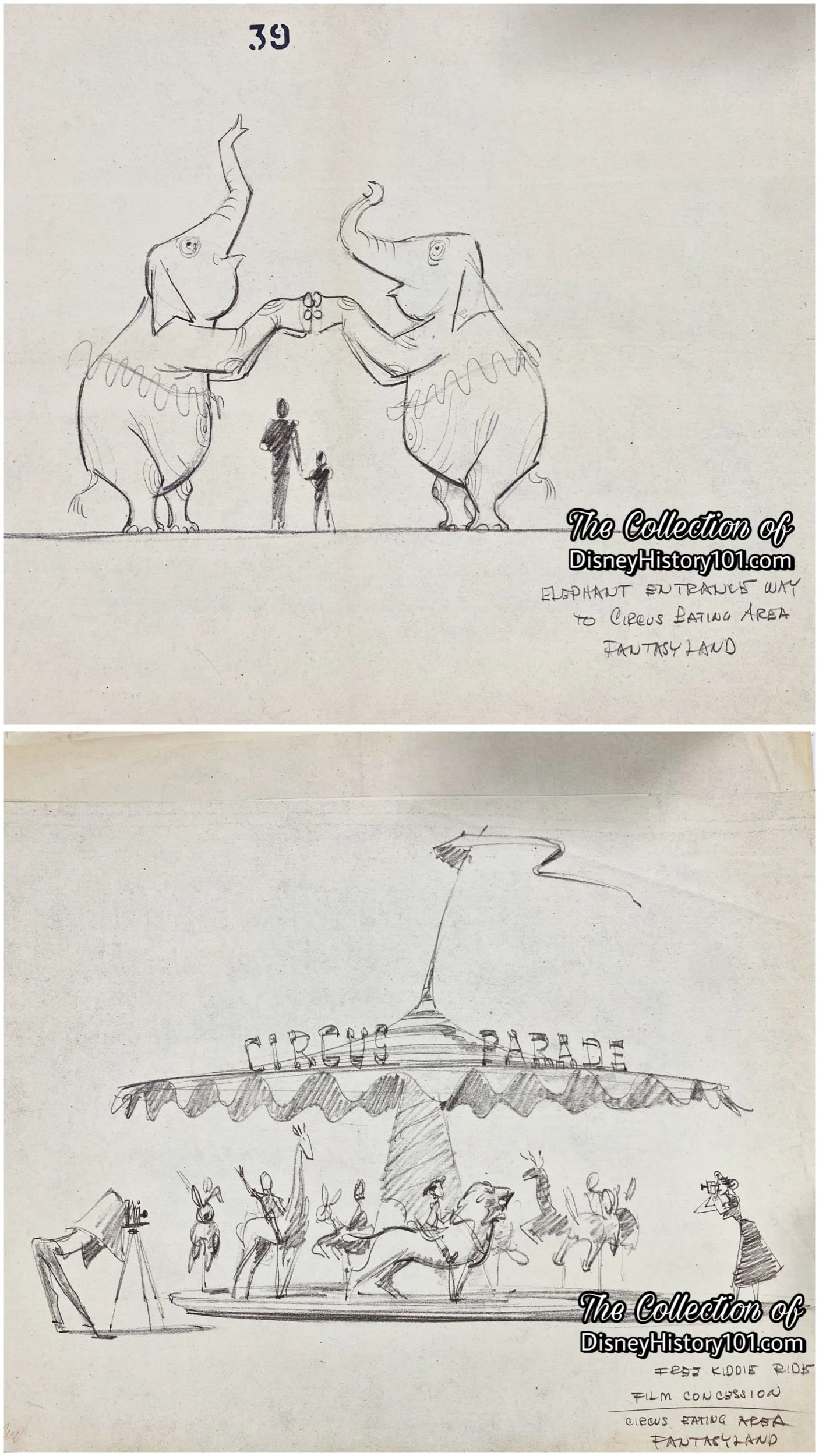 Circus designs by Bradley & Kaye. 