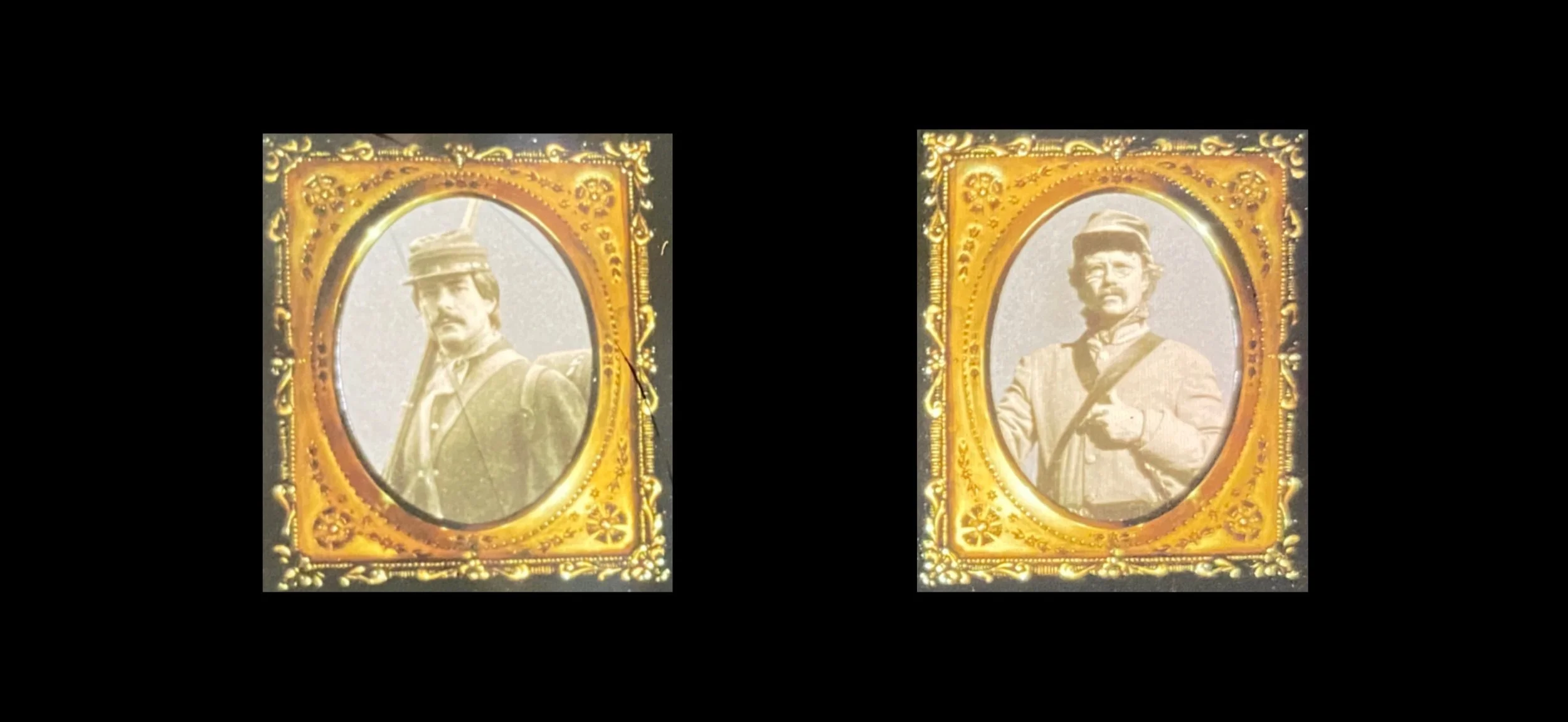   “One wore blue and one wore gray.”  