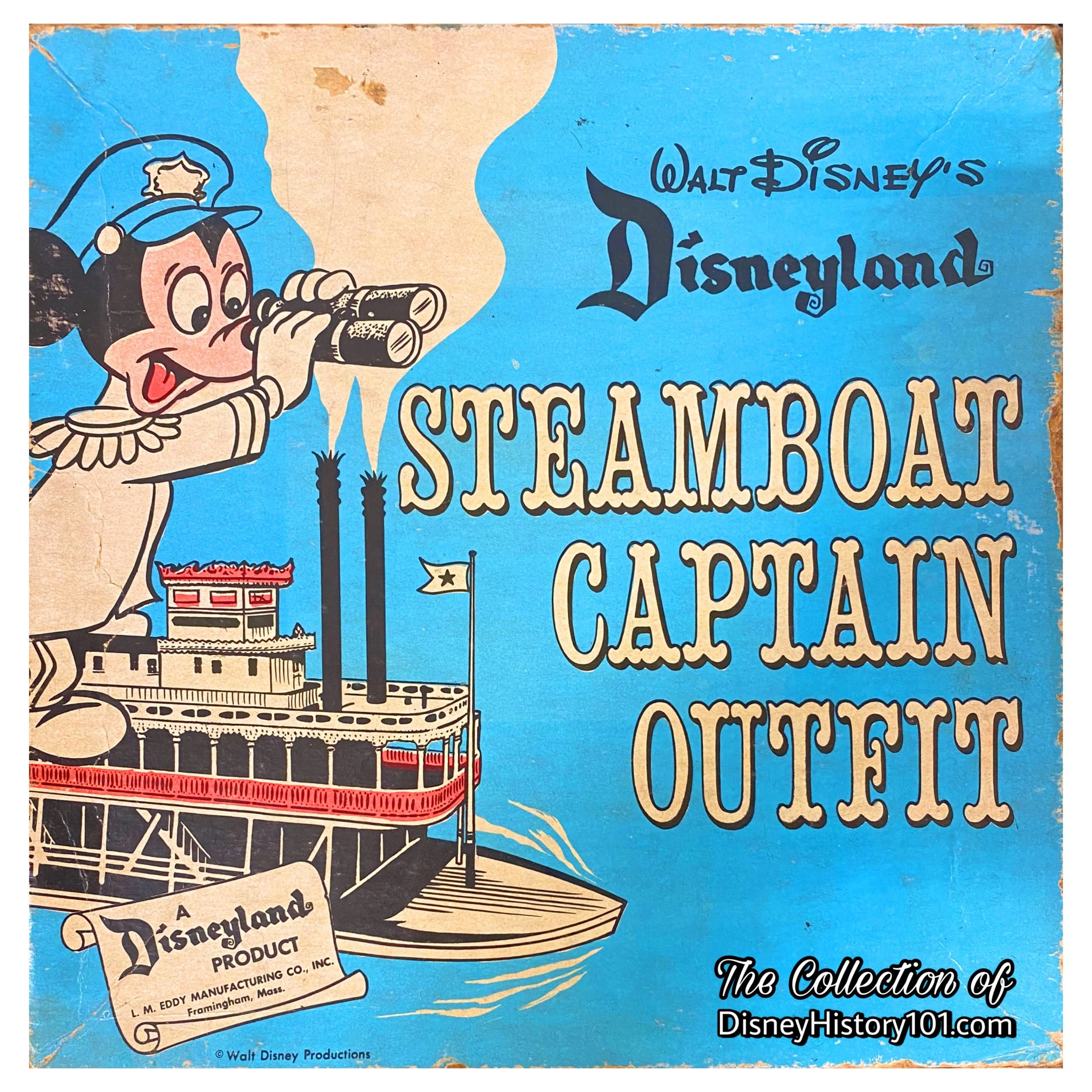 Walt Disney's Steamboat Captain Outfit Roll-playing Toy for Children.