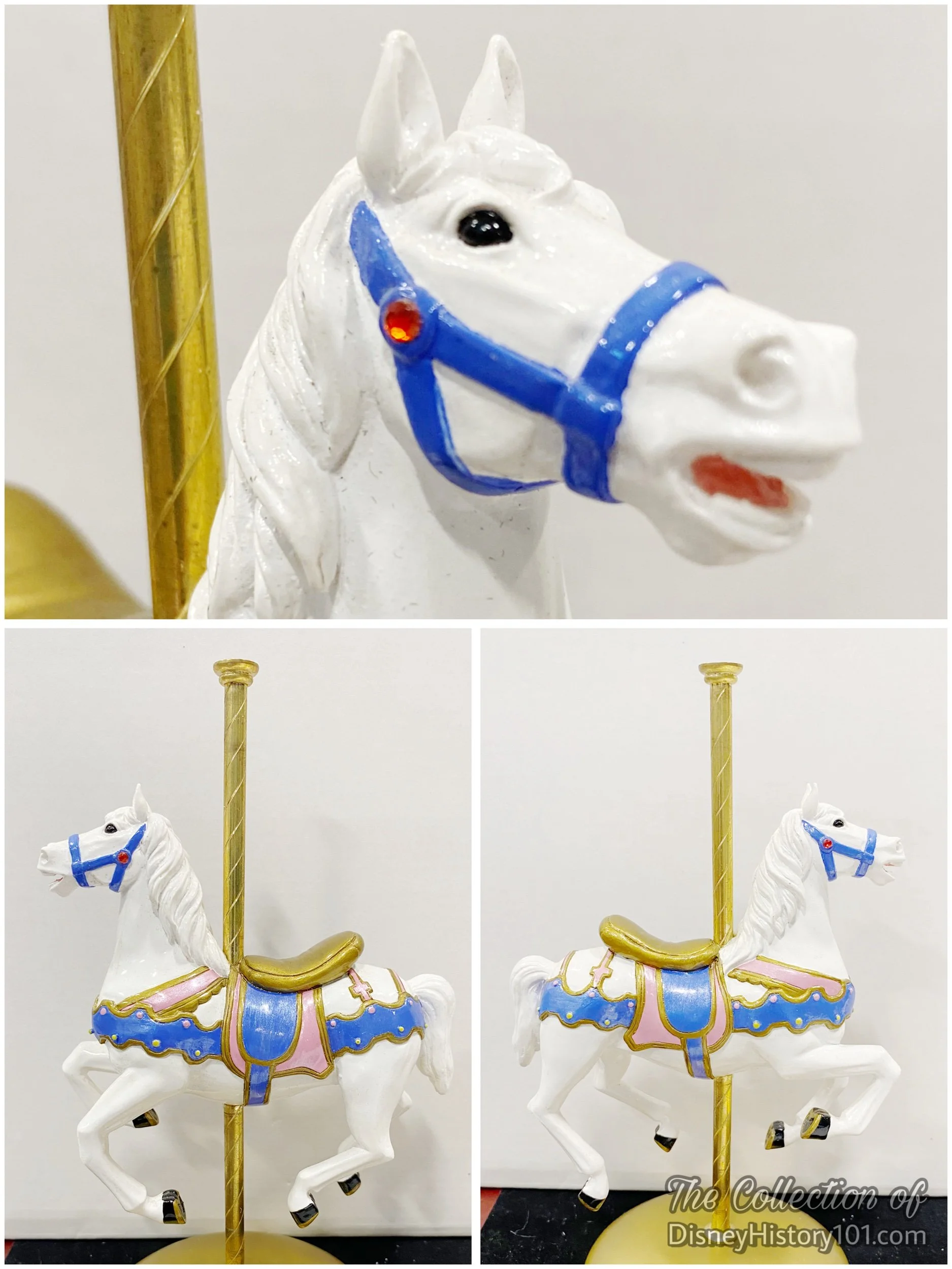 A limited edition replica of a carousel horse.