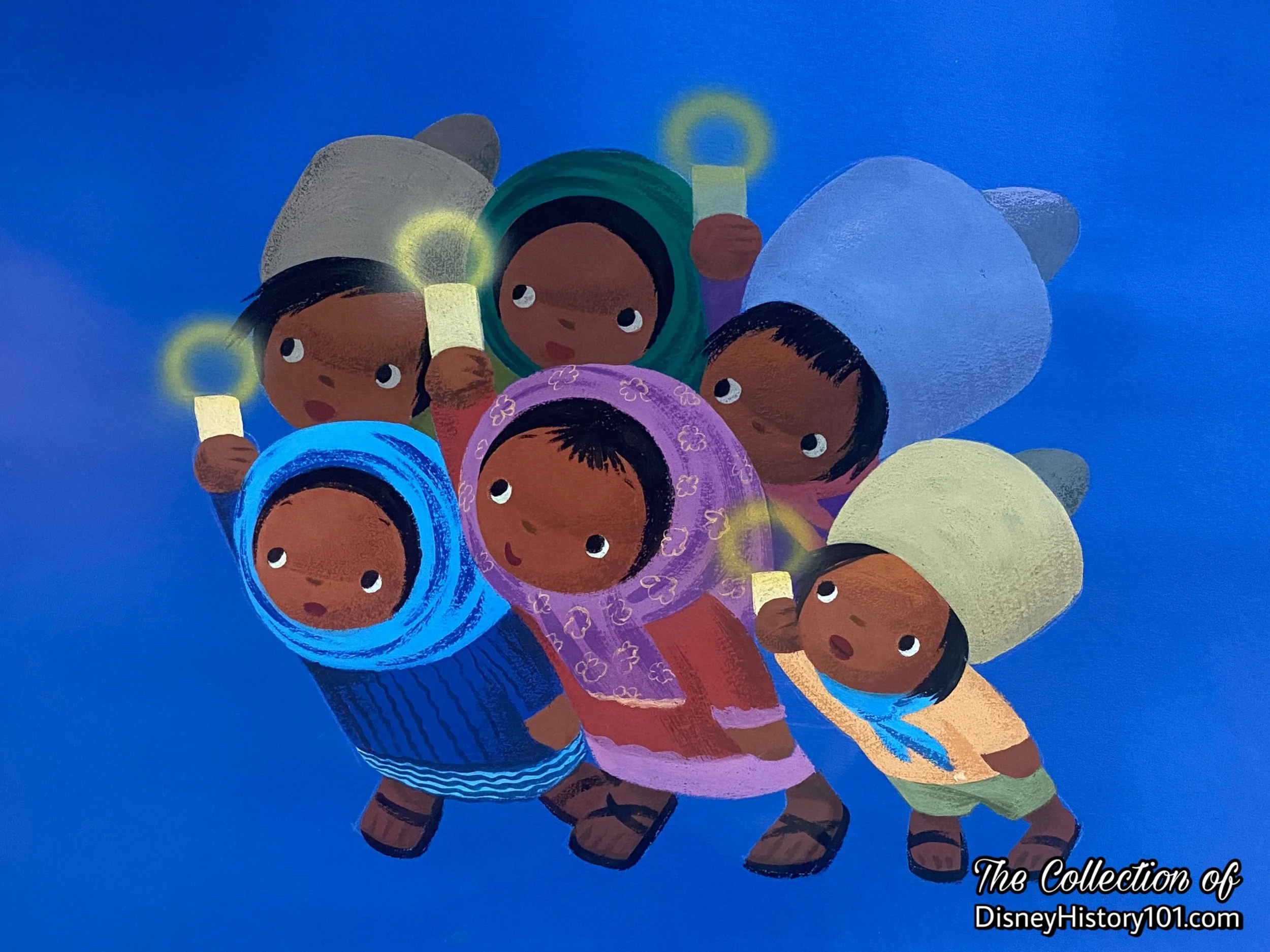 The Three Caballeros “Las Posadas” children by Mary Blair, 1944.