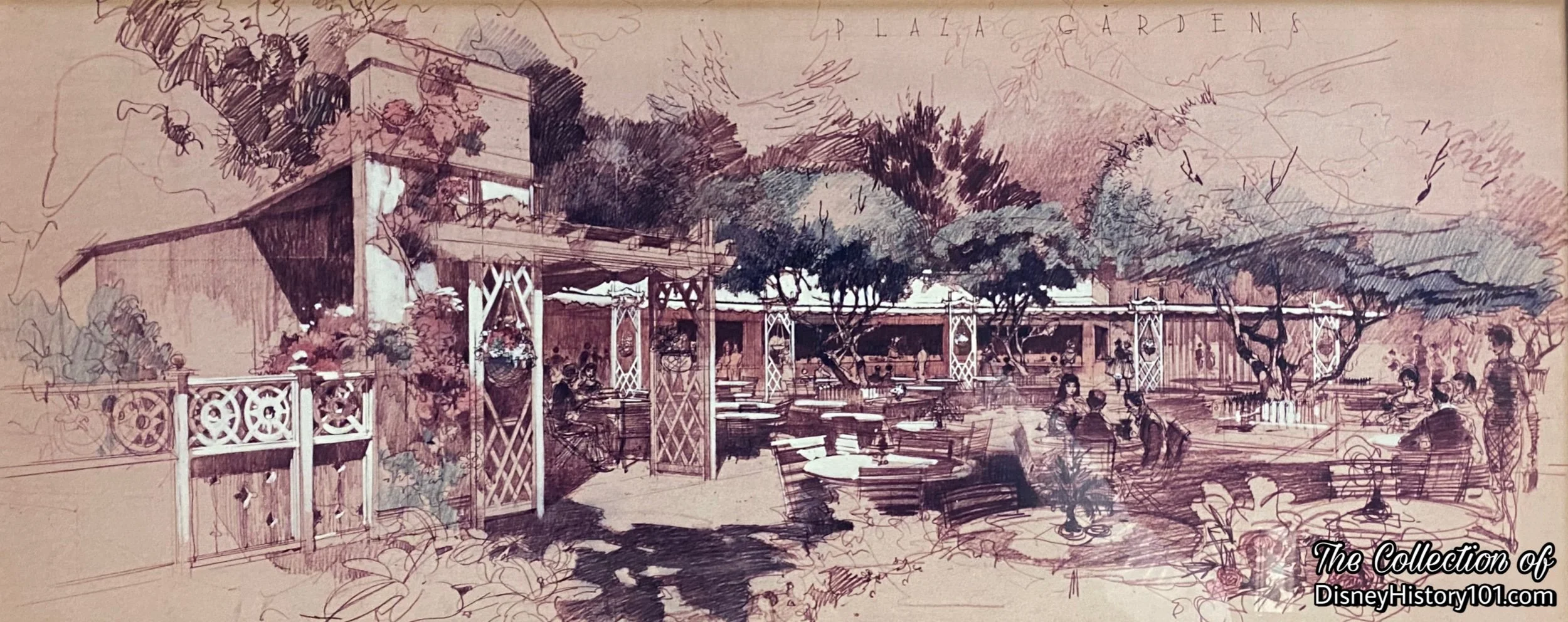    “Setting the Stage”    Artists like set designer  Wilson “Bill” Martin  (who had left 20th Century Fox, to work on Walt Disney Productions’ Disneyland project) was influential in the design of  Carnation Plaza , his talents as art director applied