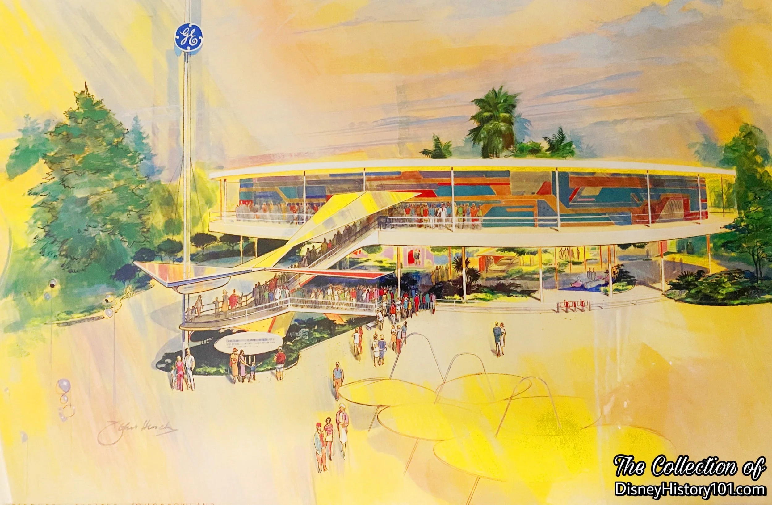 A concept for the General Electric Carousel Theatre at Disneyland Park.